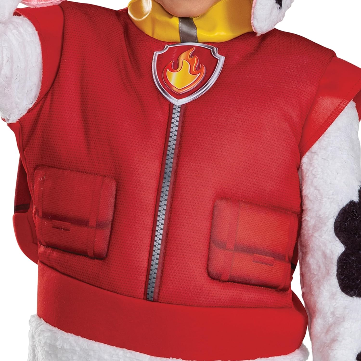 Paw Patrol Marshall Toddler Costume, Deluxe Official Paw Patrol Marshall Outfit with Headpiece and Pack