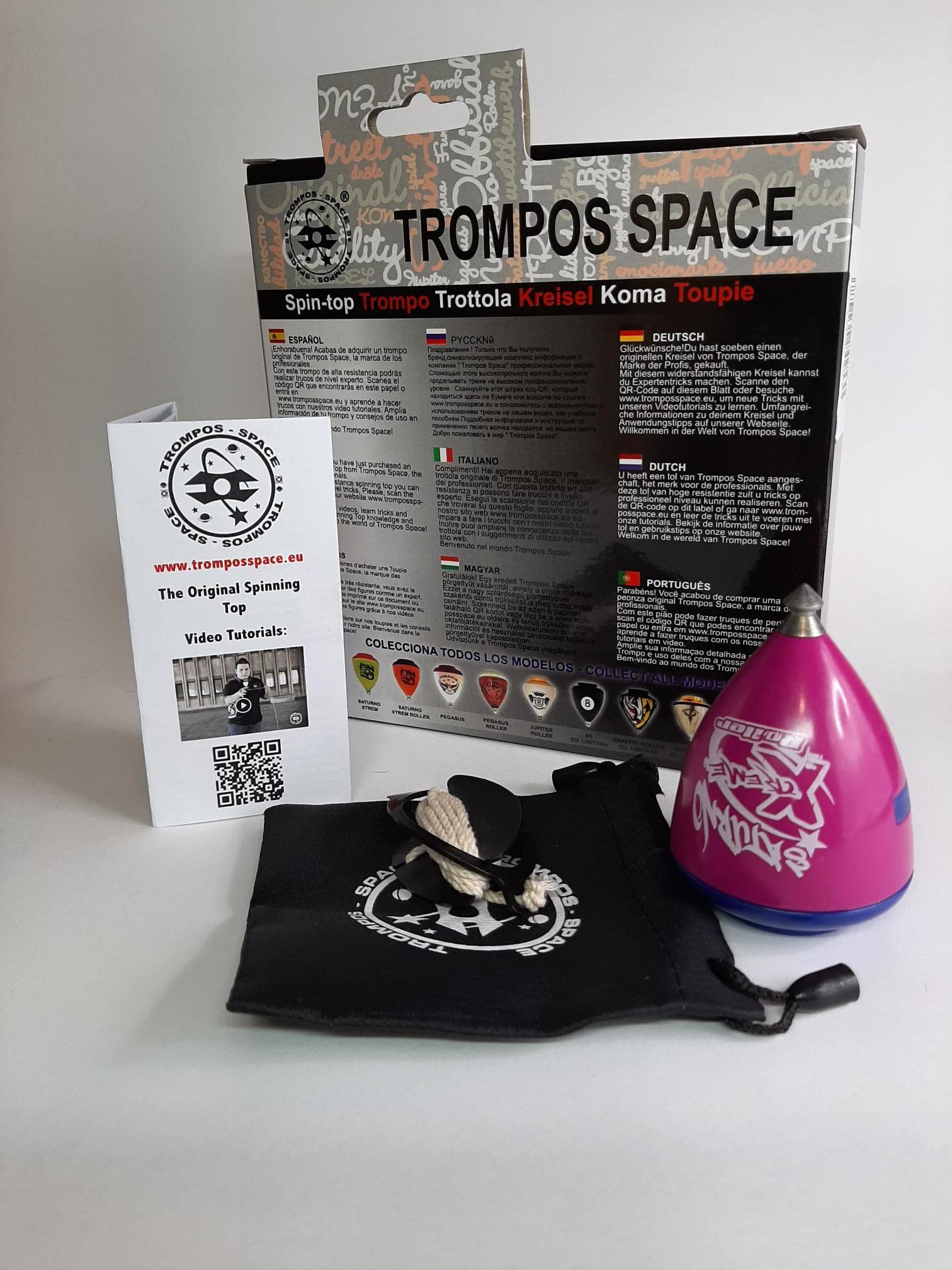 Saturno Roller En Caja Nueva De Trompos Space
