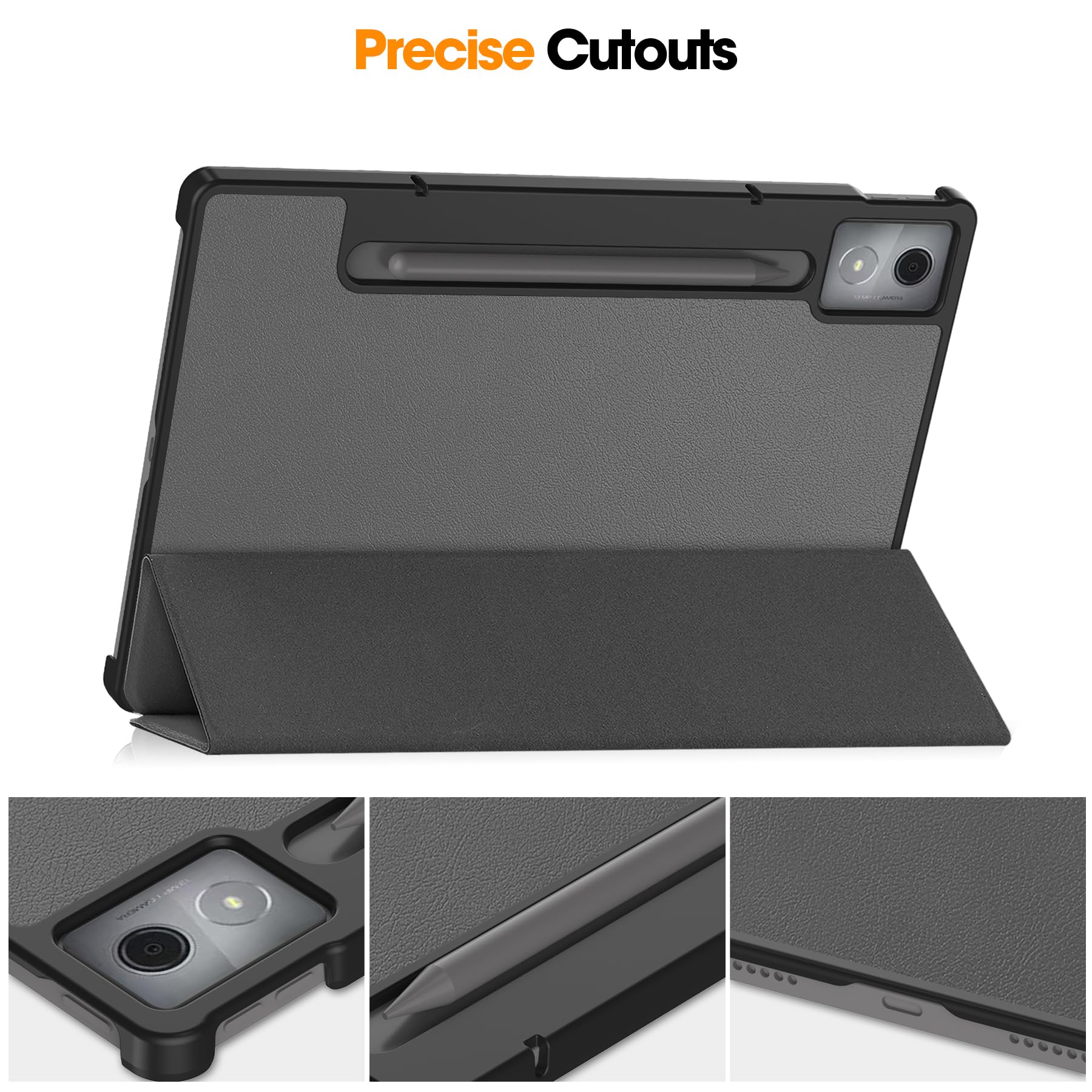For Lenovo Idea Tab Pro 12.7 12 7 Case 2025 TB373FU PU Leather Business Folio Soft Silicone Cover For Lenovo Idea Tab Pro Cover