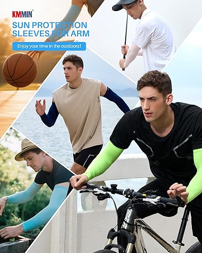 Miniatura 7 de KMMIN - Mangas para brazo con protección de rayos ultravioleta para conducción, ciclismo, golf, baloncesto.