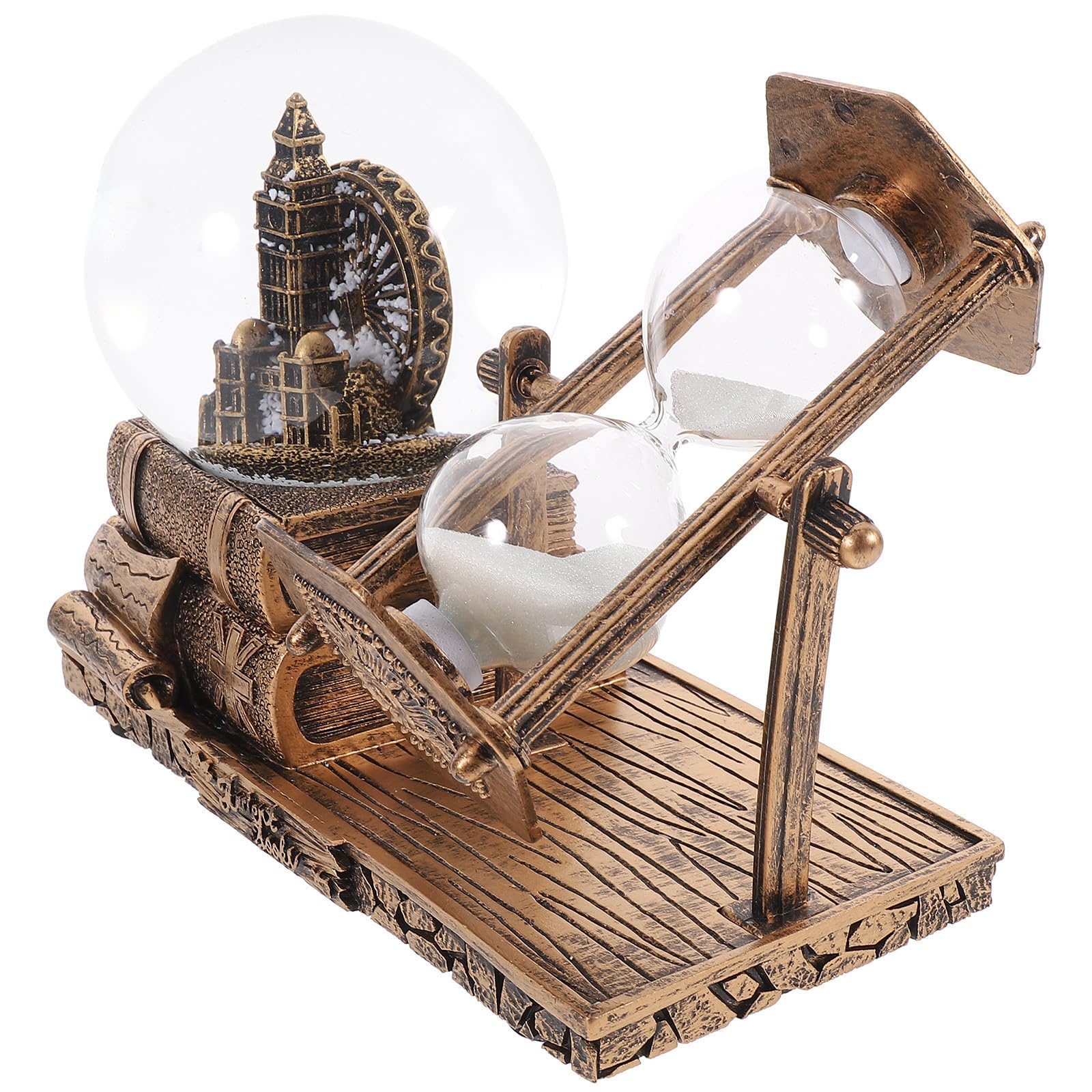 Reloj de arena para escritorio interior KOCKSHION decorativo y estable de mesa