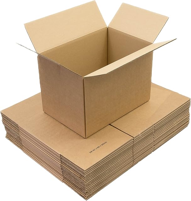 SmithPackaging Double Wall Cardboard Shipping Boxes 457x305x305mm (18x12x12") Pack of 20 Cartons