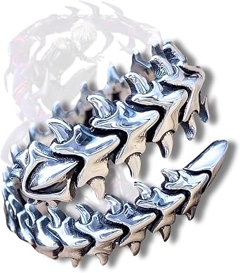 Tokyo Ghoul Jewelry Collection | Anime Punk Gothic Accessories | Ken Kaneki Pendant, Ring, Chain | Cyberpunk Cosplay | Smile ZXC Style, One Size, Zinc, No Jewels