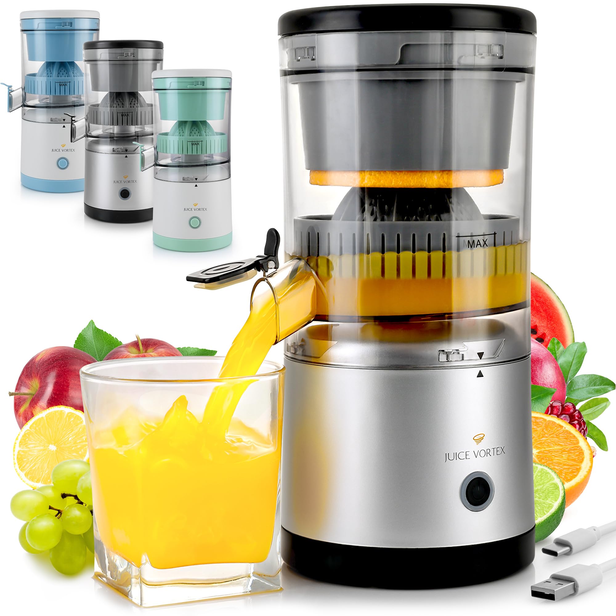 Zulay Juice Vortex Lemon & Orange Juicer
