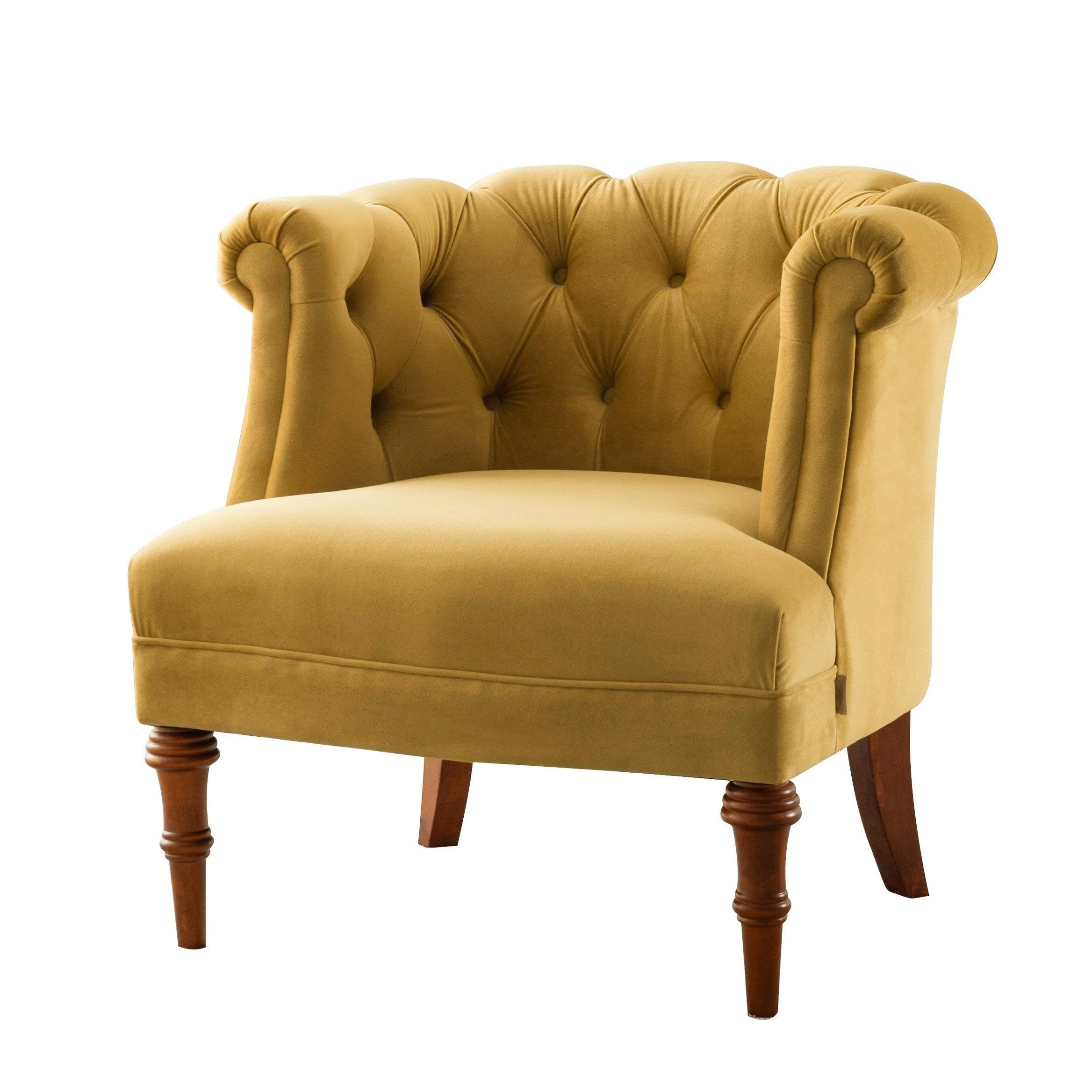 Jennifer Taylor Katherine Tufted Accent Chair, Large, Gold (2483-959)