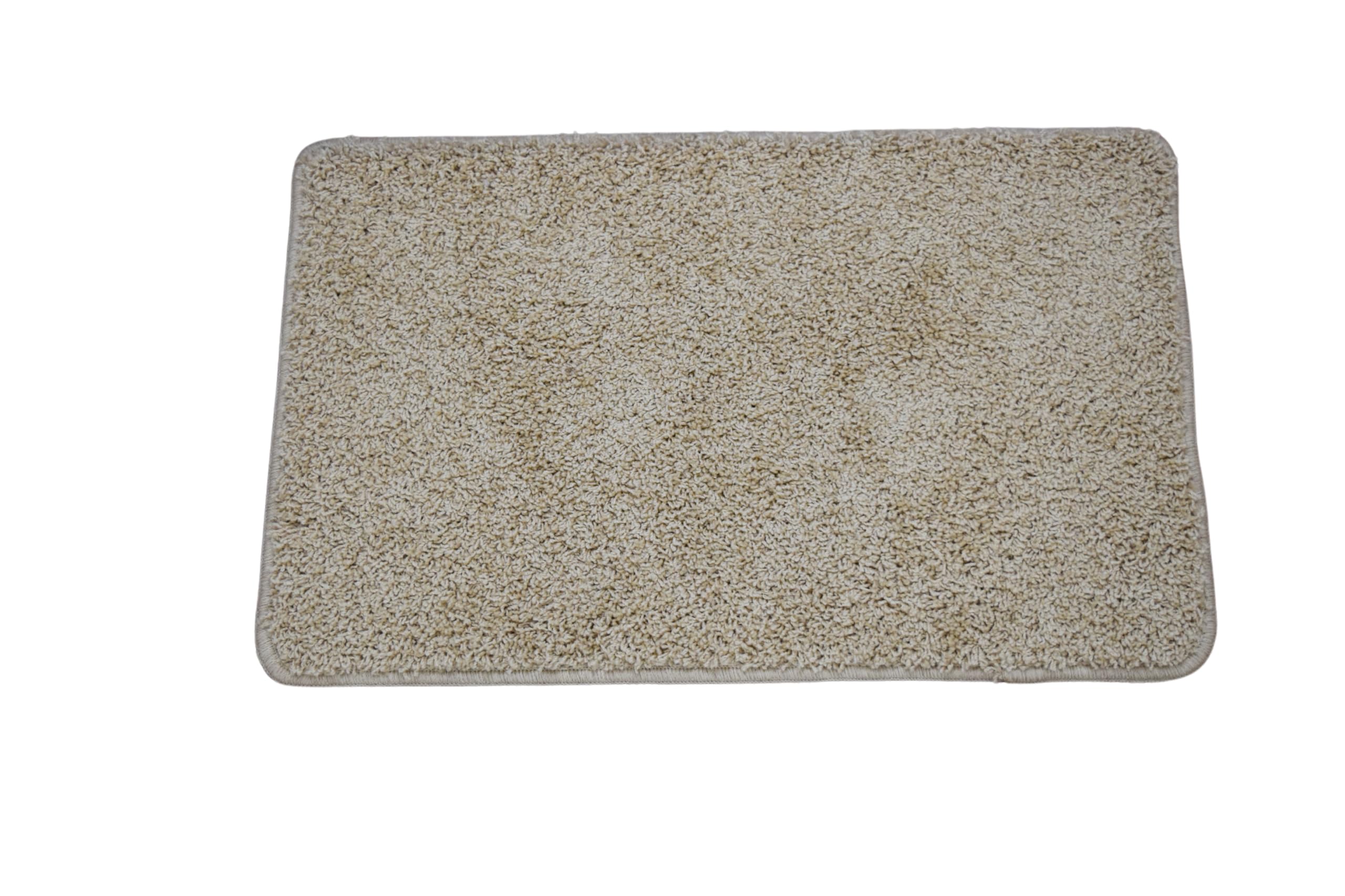 SrS Rugs® Non Slip Bath Mat - Super Soft Machine Washable Rug - Multiple Colours & Sizes (Latte, 100cm x 160cm) — image 1
