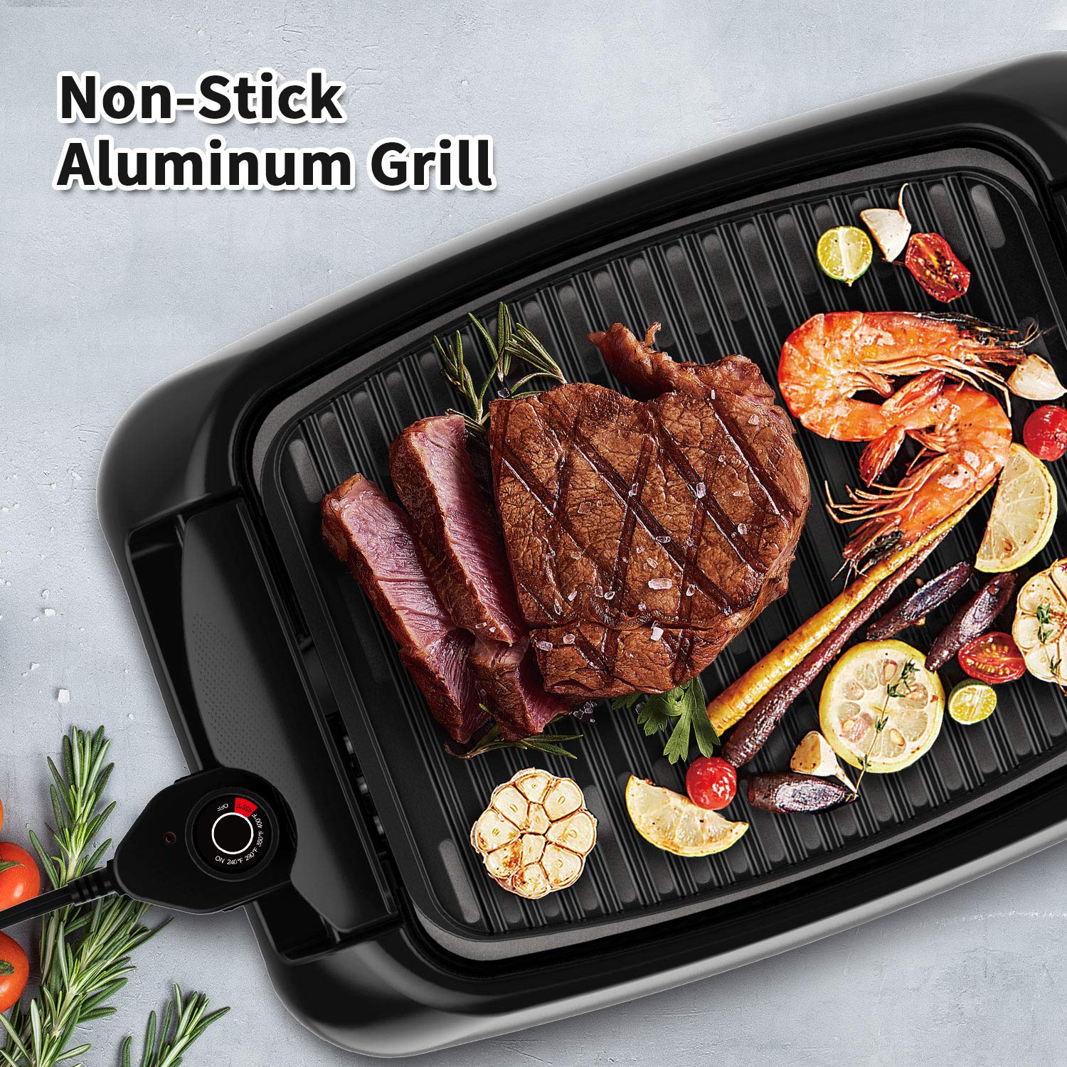 Amazon.com: Smokeless Electric Grill, 1000W BBQ Grill with Non