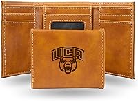 Vista 22 de NCAA Rico Industries - Billetera triple grabada con láser, con grabado láser, accesorio para hombre