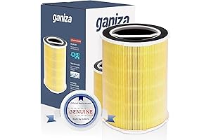 Ganiza Air Purifier Replacement Filter for Pets - 3-in-1 True H13 HEPA...