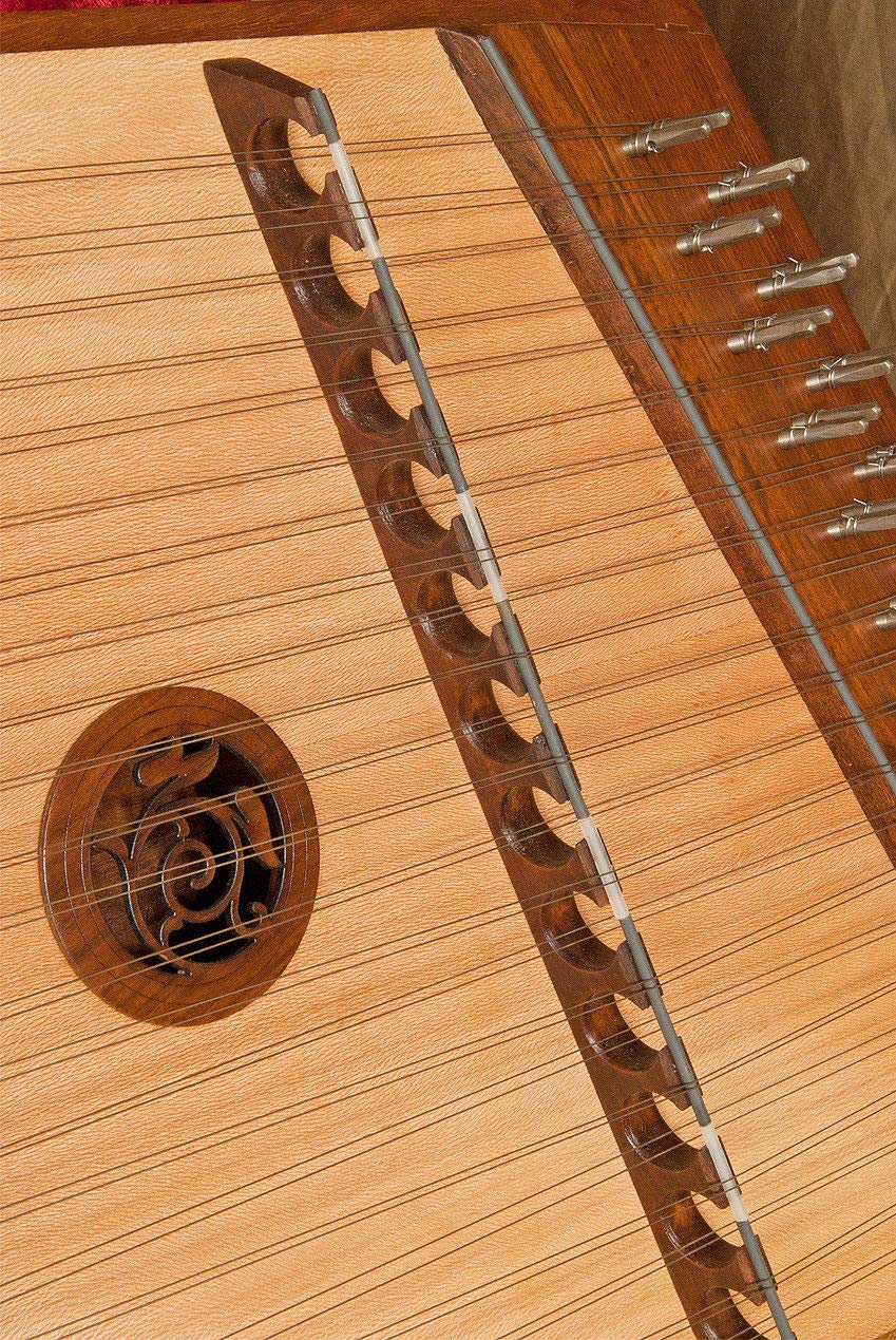 Roosebeck Hammered Dulcimer Package: Pro Quality 12/11 Course Sheesham Hammered Dulcimer W/Hammers + Stand - Image 5