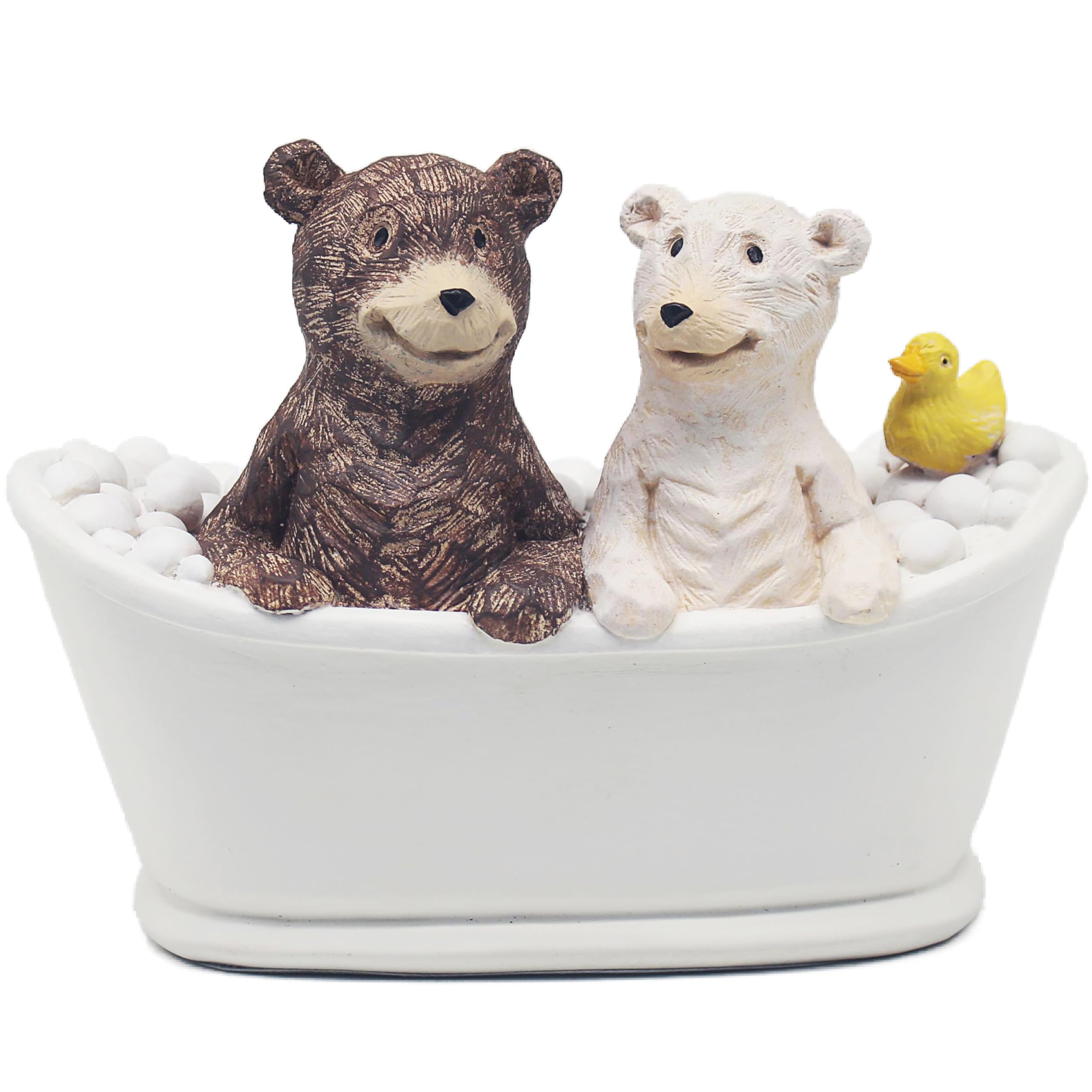 Garden Greatness Bear Bathtime OrnamentPremium Quality Home Decor from B&Q