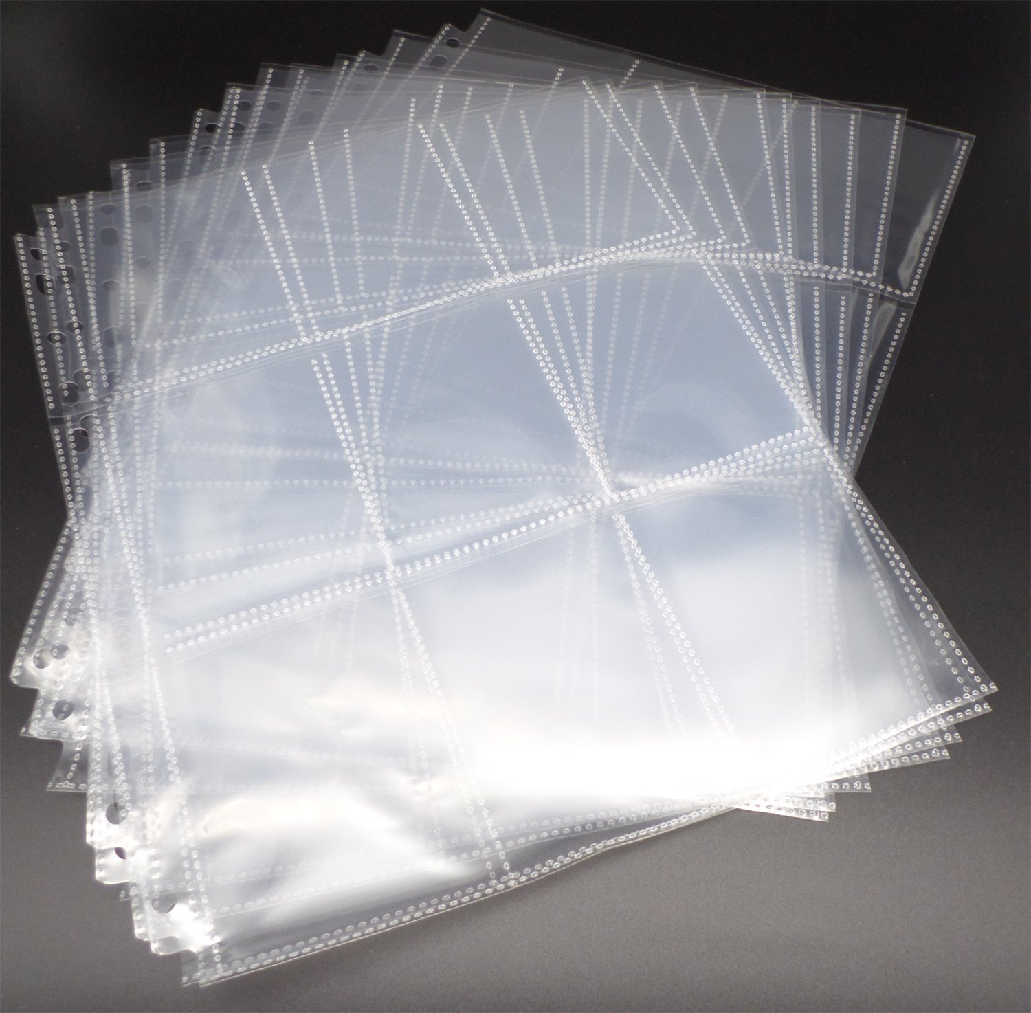 docsmagic.de 10 9-Pocket Pages - 11-Hole - 3-Ring Album - MTG - YGO - PKM