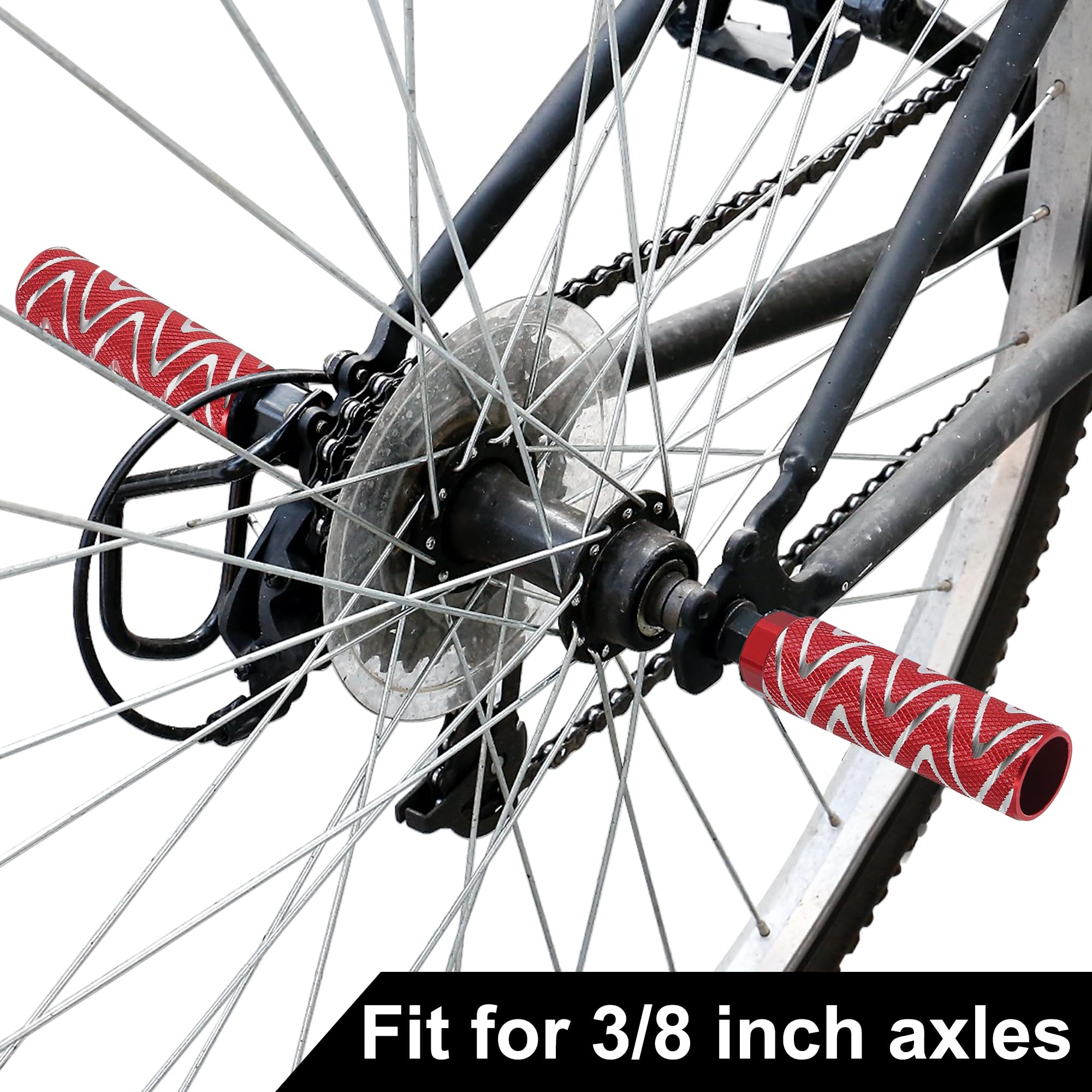 1 Paar Fiets Voetsteunen Pinnen, Aluminiumlegering fiets-voetpegs