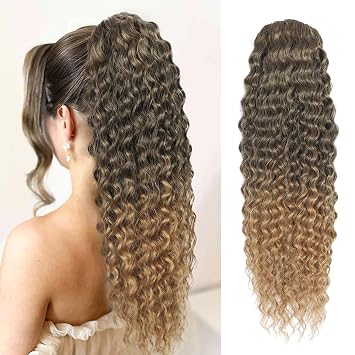 Matriarchs Curly Ponytail Drawstring Ponytail for Black Women Synthetic