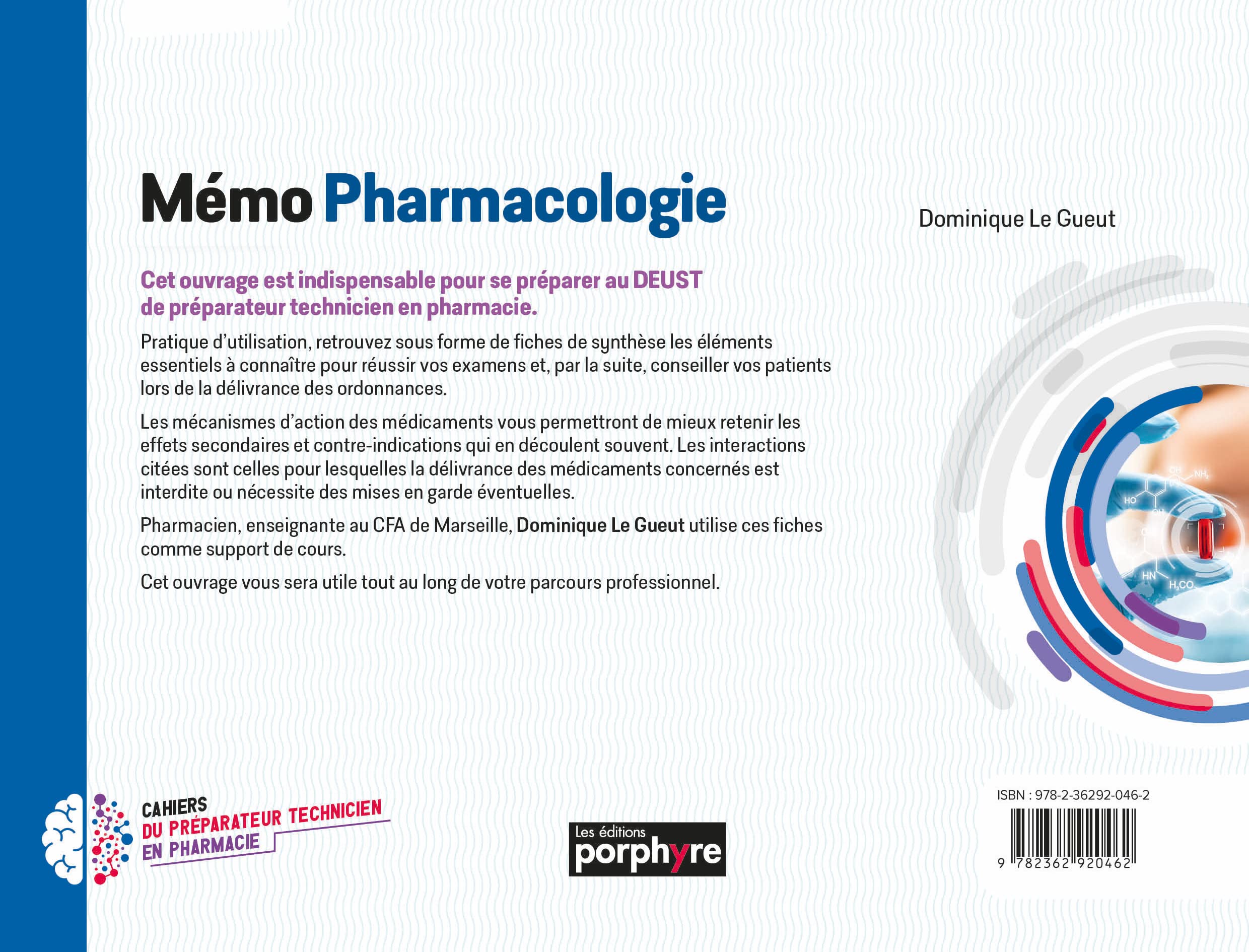 Mémo Pharmacologie, 4e édition