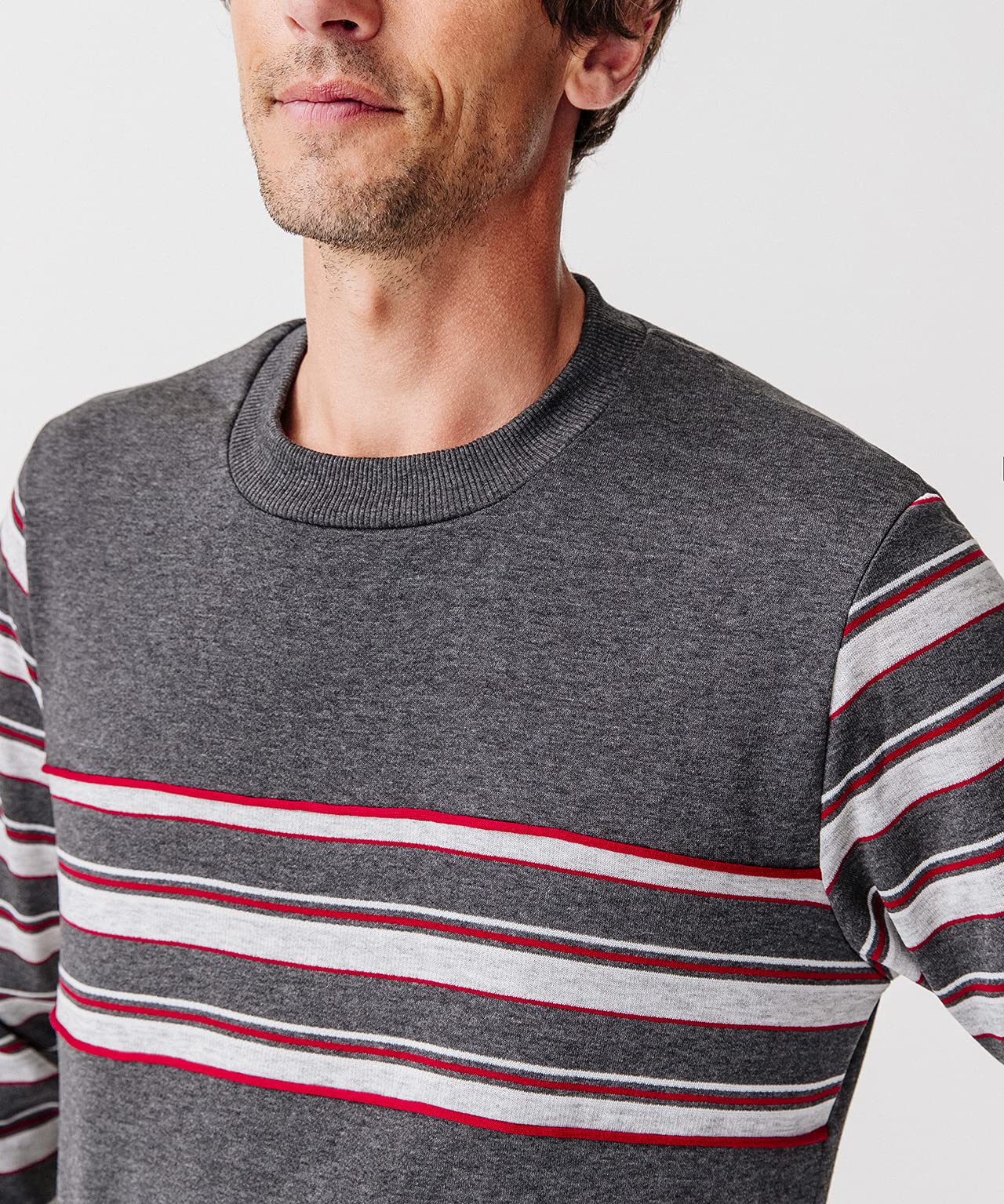 Damart - Ensemble de Pyjama pour Homme - Molleton Thermolactyl, Manches Longues - Chaud, Doux et Confortable