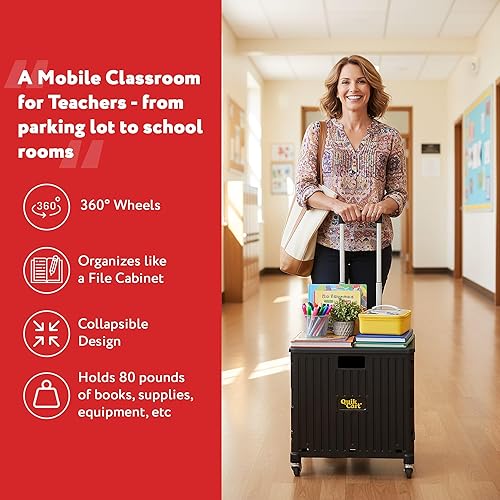 Miniatura 3 de Productos dbest Quik Cart 360 - Carrito de utilidad de 360 grados con ruedas - Carrito plegable para maestros y hogar - Carrito plegable resistente