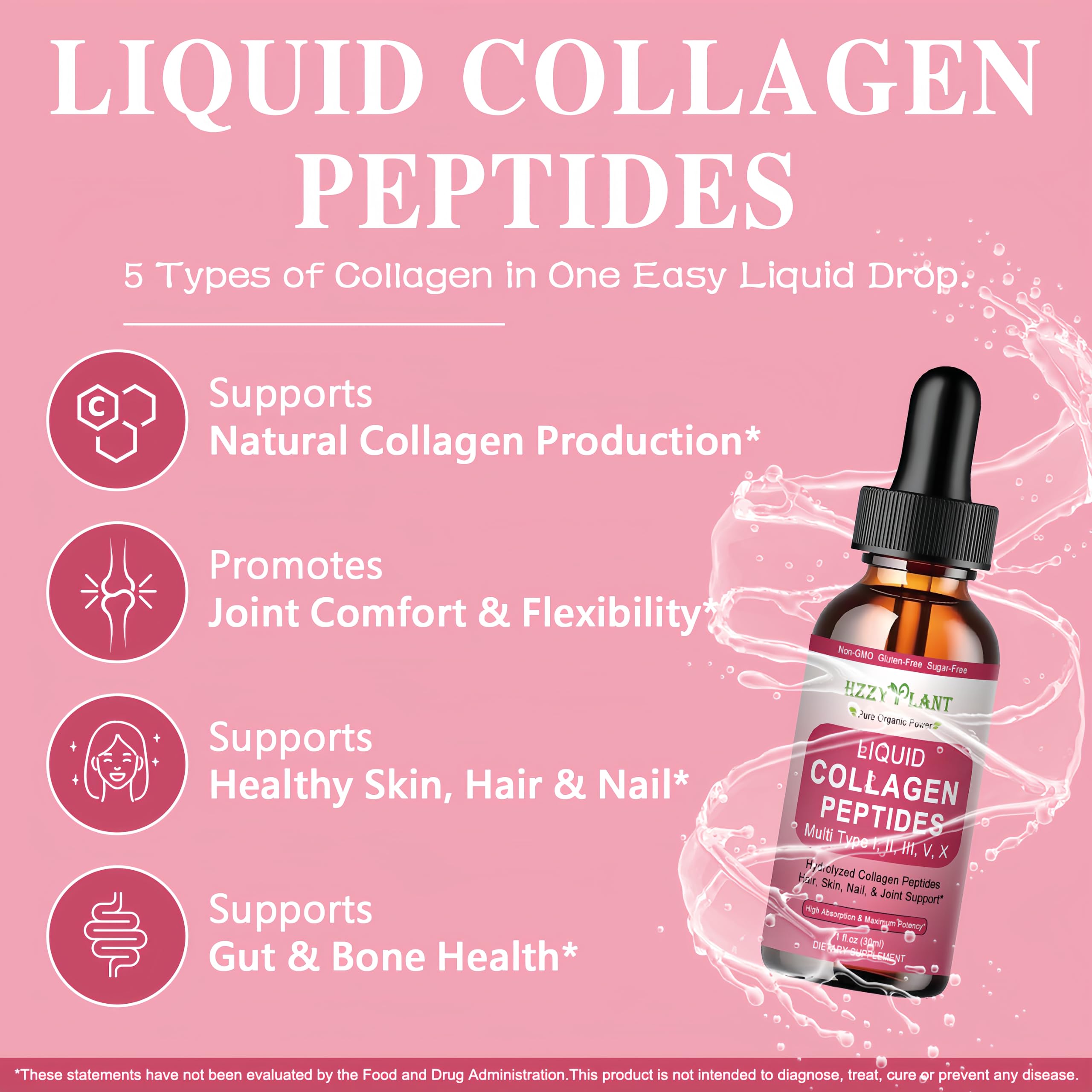 Amazon.com: Liquid Collagen Peptides - Multi Collagen for Women