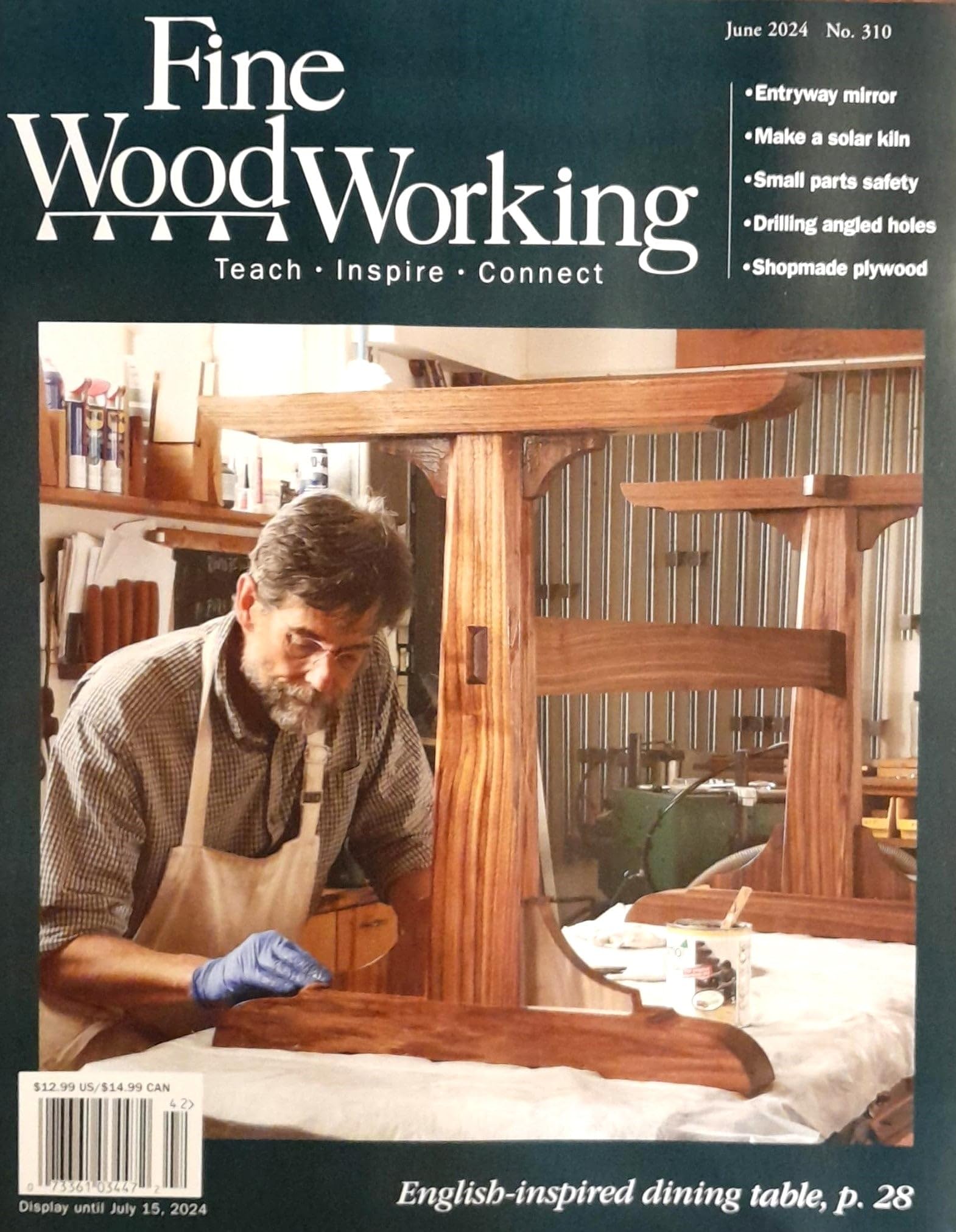 Fine Wood Working Magazine June 2024 Teach Inspire Connect