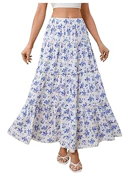 Amazon.com: Verdusa Women's Floral Print Elastic High Waist Amazon.com: Verdusa Women's Floral Print Elastic High Waist