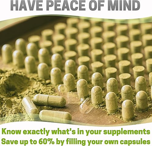 Miniatura 10 de XPRS Nutra Size 00 Empty Capsules - 500 Count Empty Vegan Capsules - Vegetarian Empty Pills - DIY Vegetable Capsule Filling- Veggie Pill Caps (Peach)