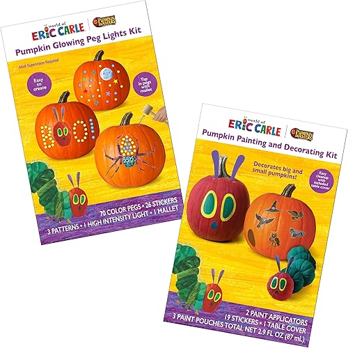 Miniatura 4 de Pumpkin Masters World of Eric Carle - Kit de pintura y decoración fácil limpieza con mantel incluido