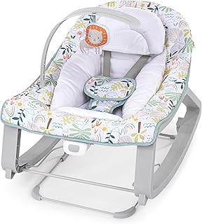 Ingenuity Keep Cozy 3-in-1 Grow with Me Vibrating Baby Bouncer Seat & Infant to Toddler Rocker, 0-30 Months Up to 40 lbs (...
