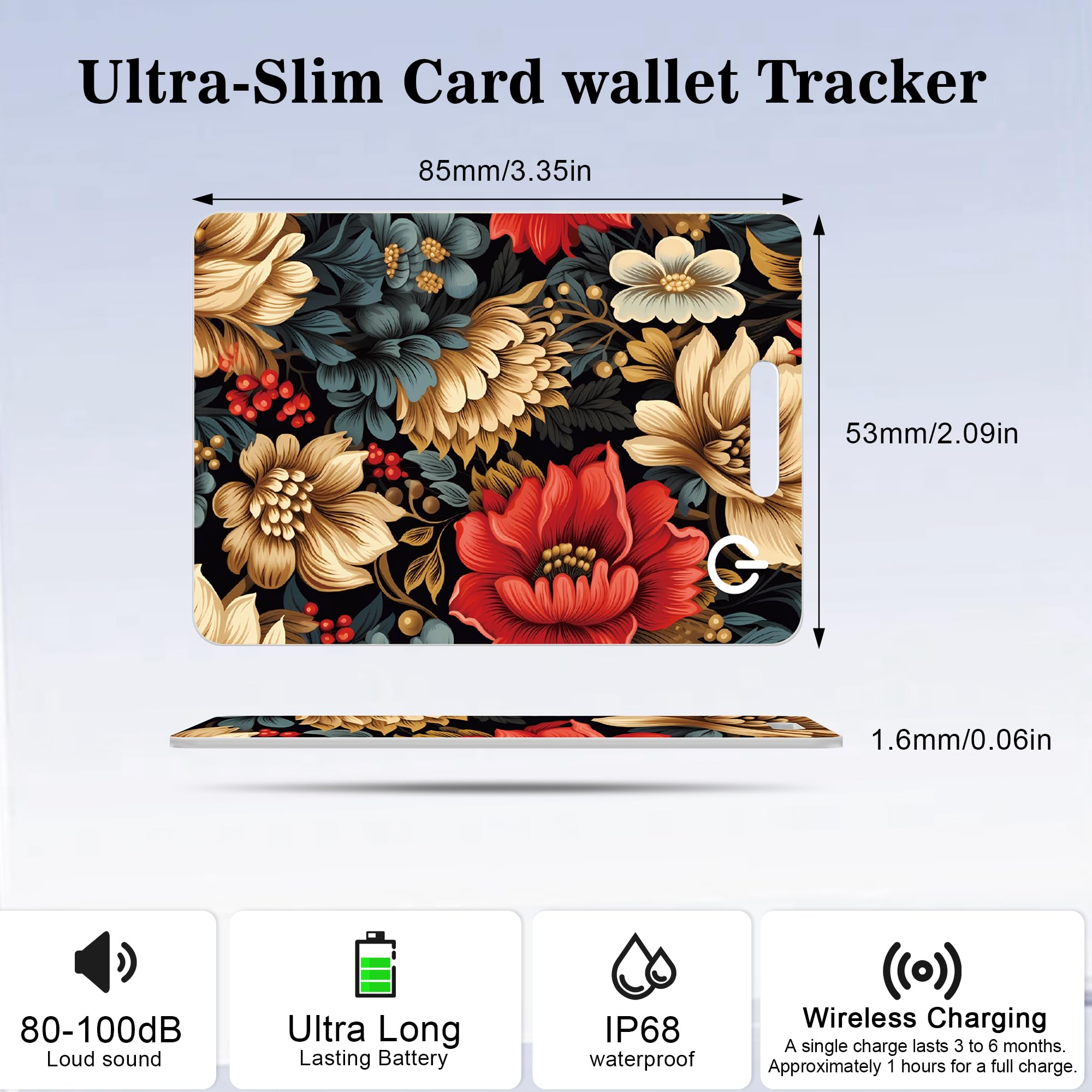 1 pz Bluetooth Tracker Smart Finder, Smart Card Wallet Finder GPS Tracker, Key Finder e Localizzatore di oggetti per chiavi, borse, passaporti-19