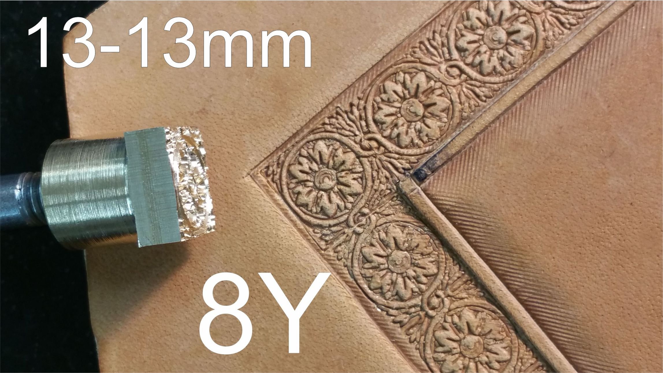 Leather Crafting Stamp Tool for Leather Crafts Brass #8Y