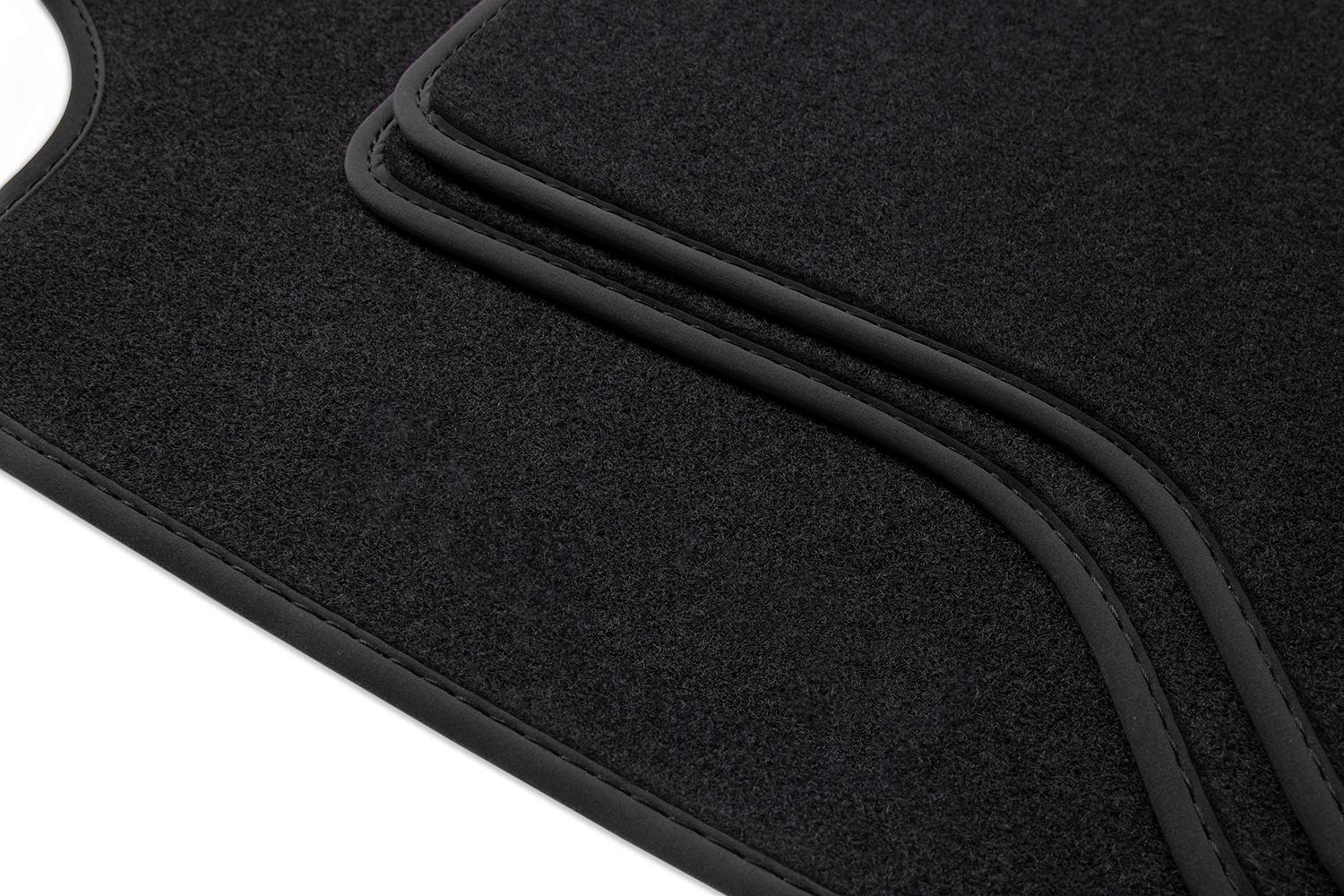 teileplus24 NL-195 Alfombrillas para BMW X1 E84 Coche de Primera Calidad Costura Decorativa
