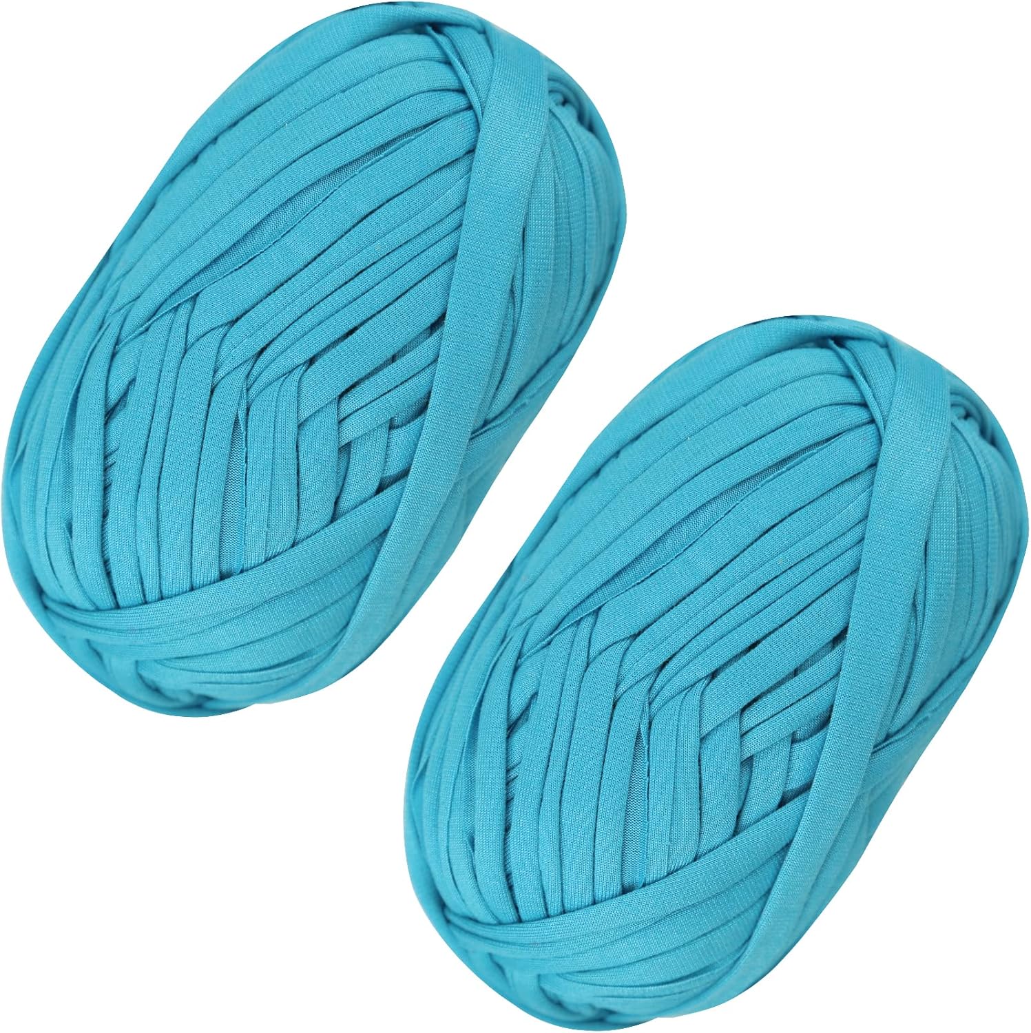 2 PCS TShirt Yarn Elastic Fabric Crochet Cloth Yarn for