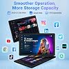 Tablet 2 en 1 Android 16 con Teclado, Mouse, Lápiz y Funda, 24GB RAM 1TB TF Expandible, Pantalla HD IPS de 10 Pulgadas Widevine L1, Batería 6000mAh, Doble Cámara con Desbloqueo Facial, WiFi 6 BT5.4, Paquete Completo 5