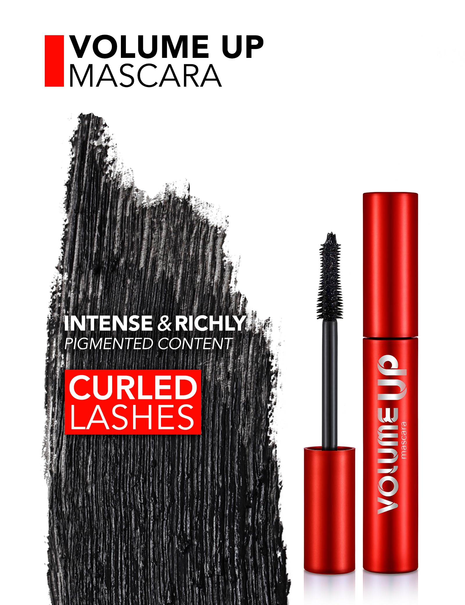 Volume Up Mascara Yoğun Hacim ve Lifting Etkili Kat Kat Uygulanabilir Maskara