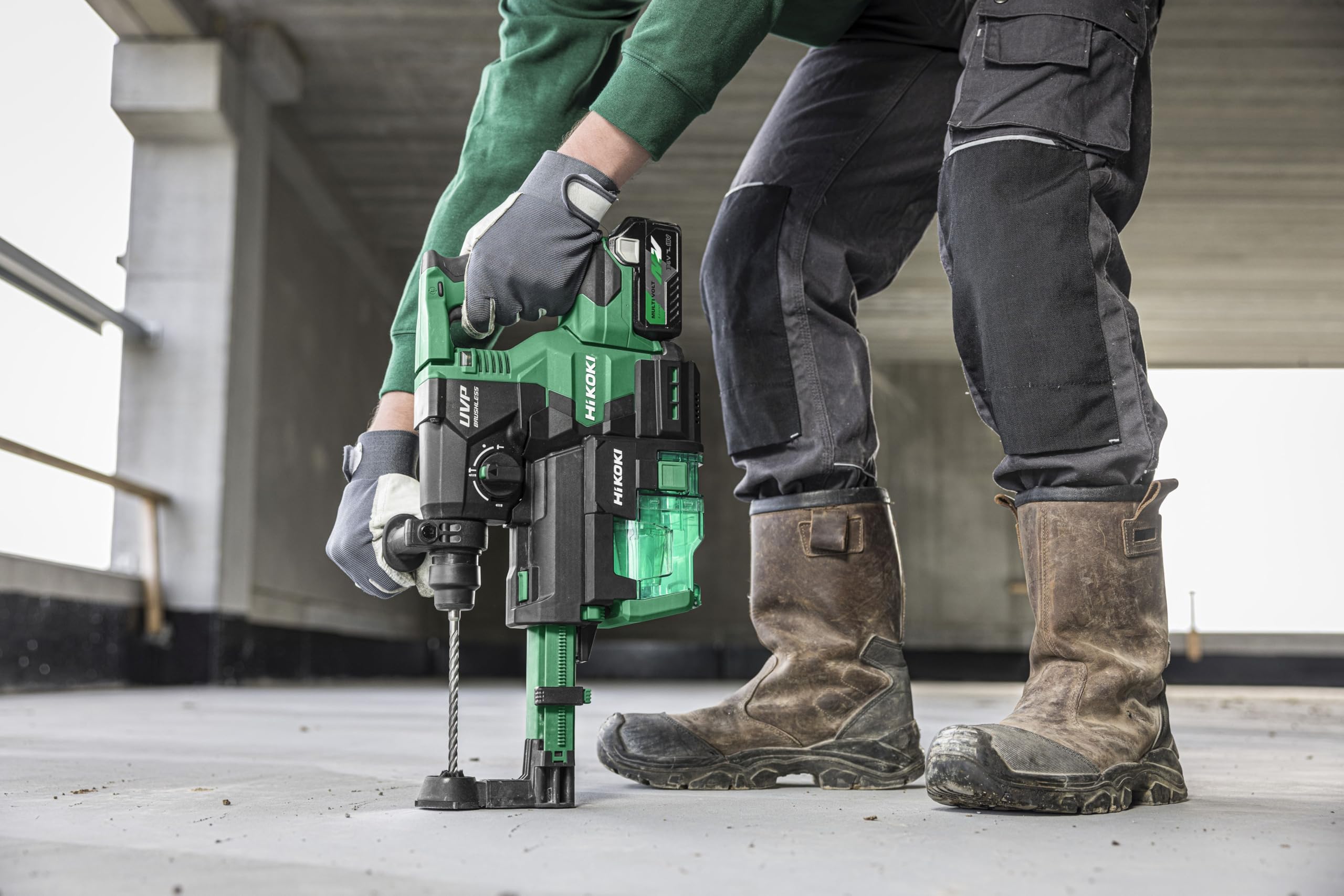HIKOKI Akku Bohr- und Meißelhammer DH3628DAW2Z, (36V, Volllastschlagzahl 0-4300 min-1, Schlagenergie 3,2 J) (SDS-plus) Basic, Brushless, im HSC II (Ohne Akku und Ladegerät)