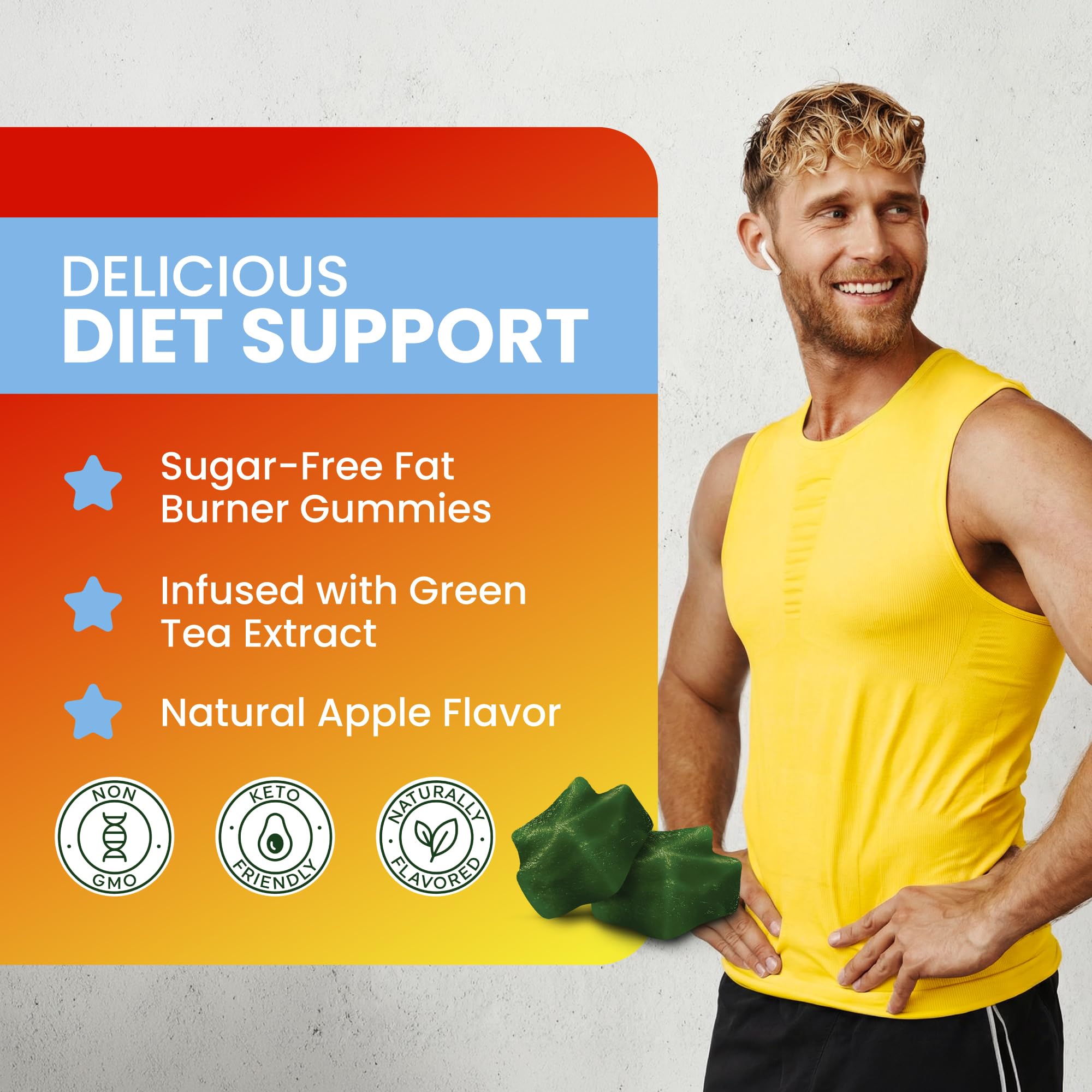 Morning Fat Burner Gummies, Weight Loss For Women & Men, Metabolism Booster — Amazon image 6