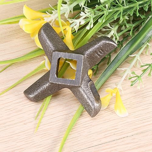 Miniatura 2 de Cuchillas para picar carne, mezclador de carne, repuesto de cortador de cuchillo de acero, en forma de cruz, accesorio profesional para picadora de