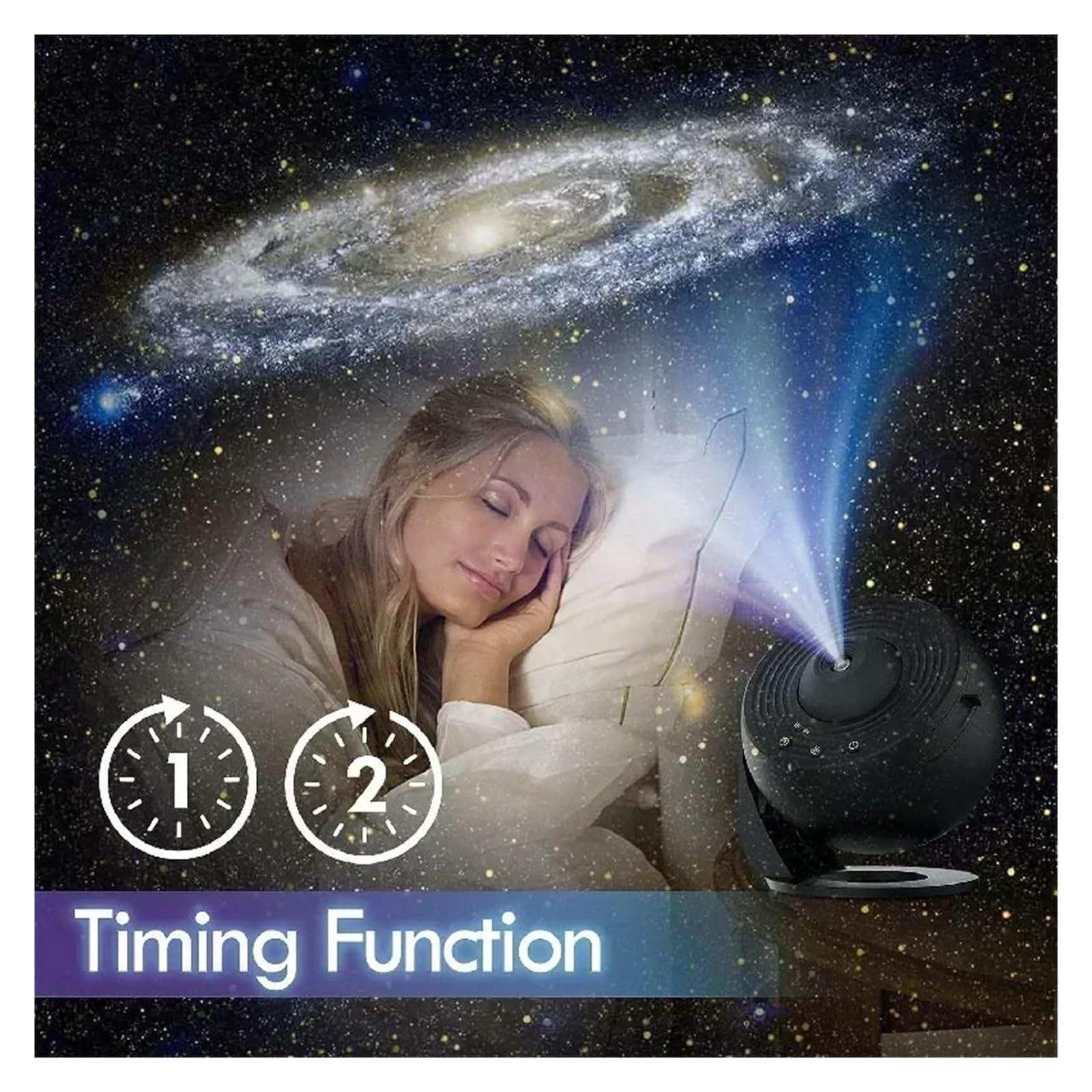 13 W 1 Projektor Gwiazd Nocna Lampka Galaktyki Gwiaździstego Nieba 360° Obrót Planetarium Lampa Dla Dzieci Sypialnia Deco ﻿ Przezroczysty Obrazowanie