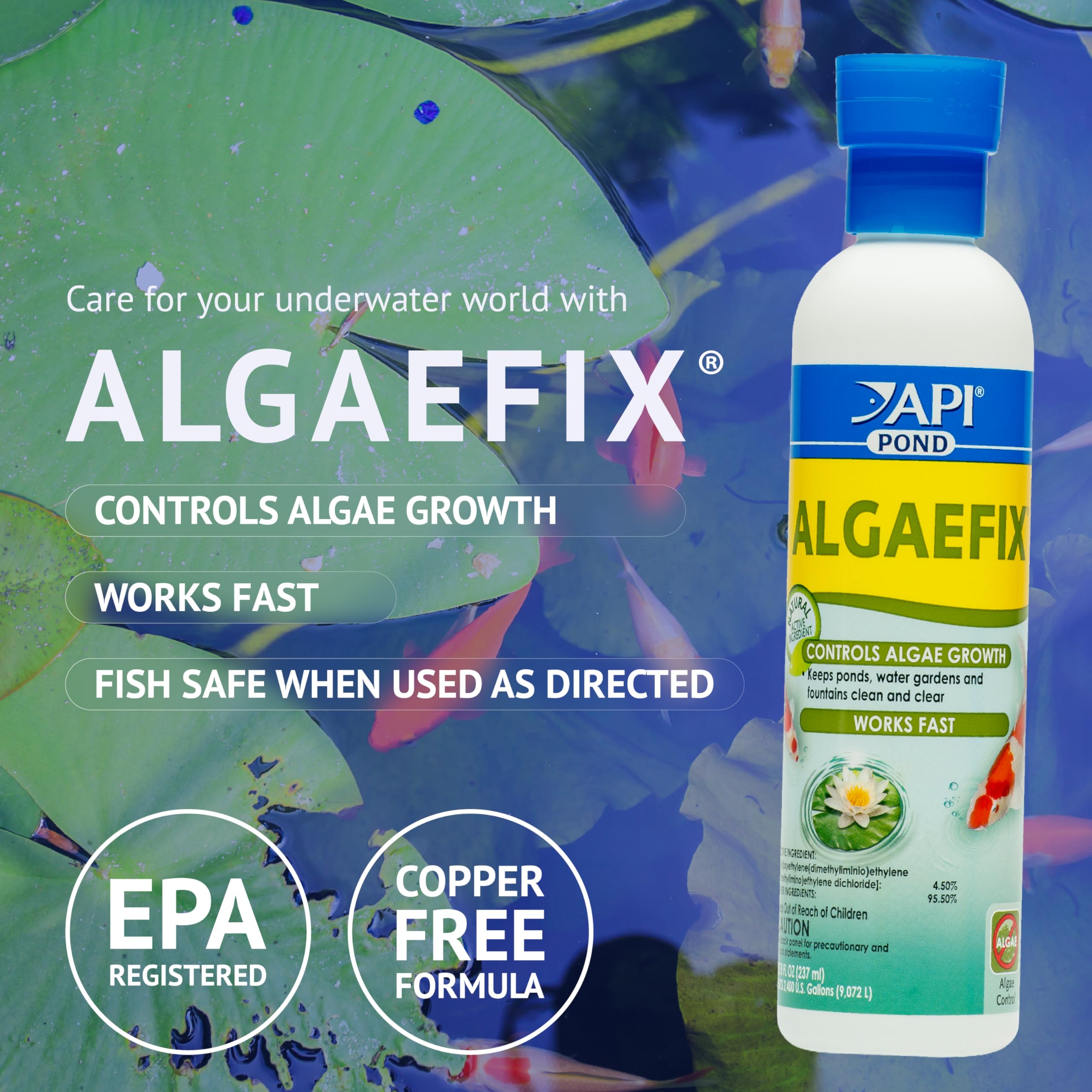 API Pond AlgaeFix - Clear Water Treatment -3 API Pond AlgaeFix - Clear Water Treatment -3