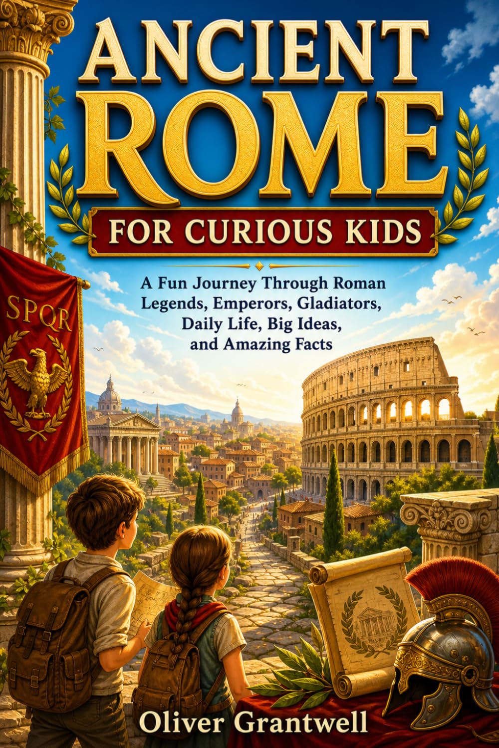 Ancient Rome for Curious Kids: A Fun Journey Through Roman Legends, Emperors, Gladiators, Daily life, Big Ideas and Amazing facts
