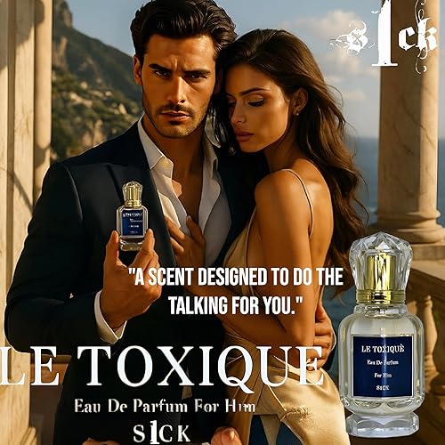 Miniatura 7 de S1CK Le Toxique - Colonia con infusión de feromonas para hombres, feromonas crudas, atracción de colonia, espray duradero, hecho en Estados Unidos,