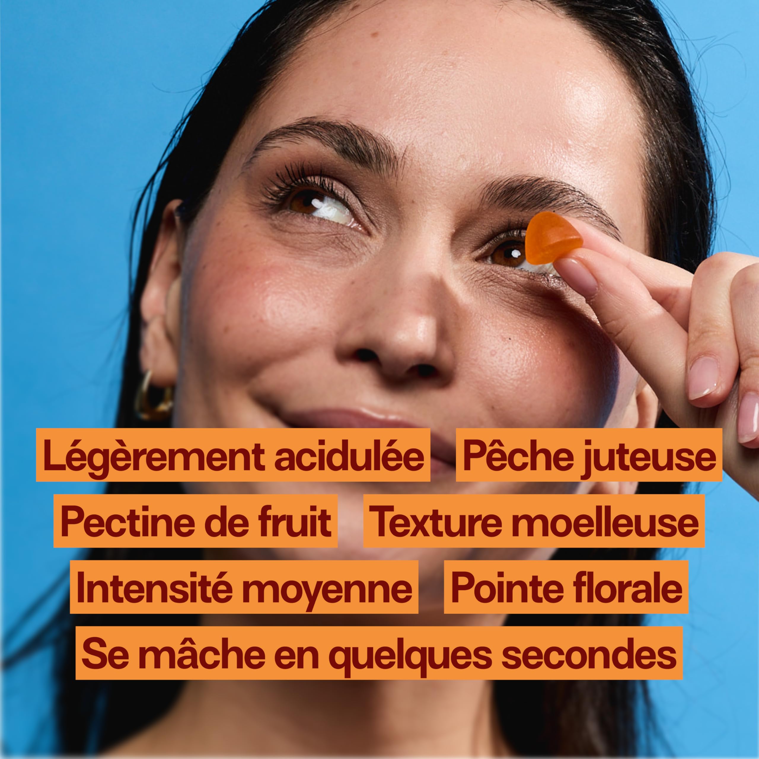Mium Lab - Gummies Safran Hautement dosé (40mg) et Vitamineamine B6 sans sucres - Enfants et Adultes - Formule exclusive - Programme 3 à 6 semaines - Saveur Pêche - Fabriqué en France