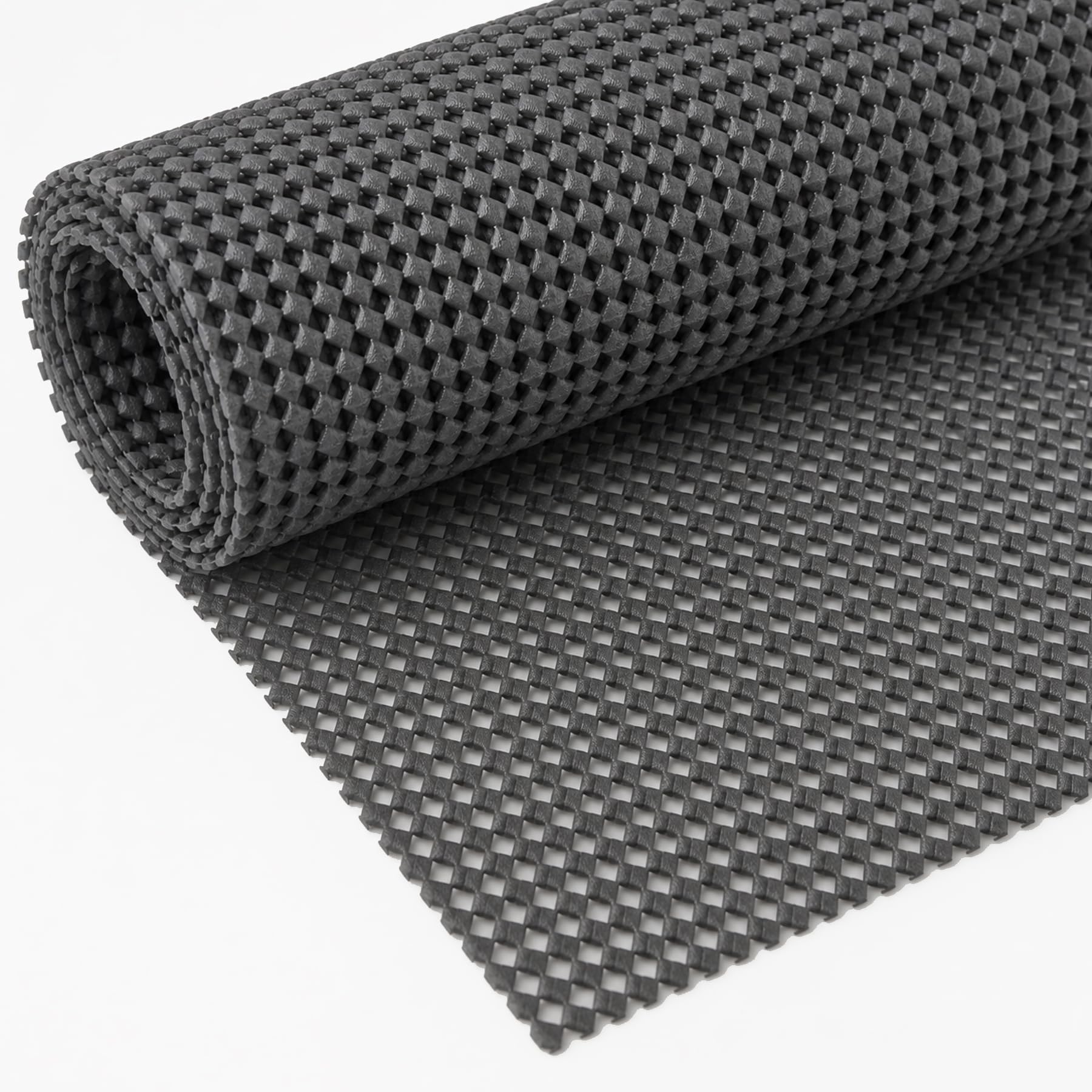 Anti Slip Rug Underlay, 60x150cm PVC Non Slip Grip Mat Gray