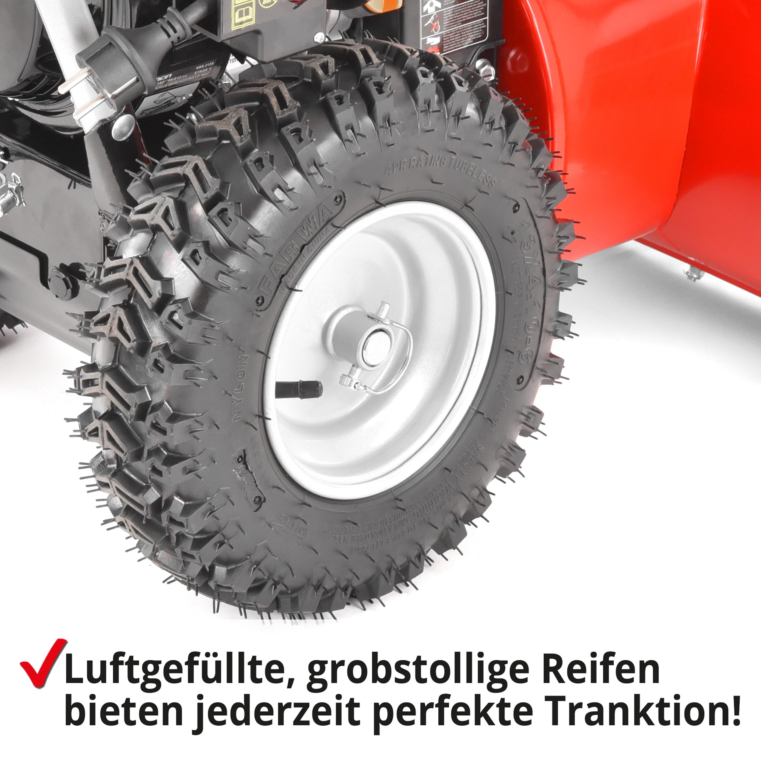 HECHT Schneefräse Benzin – 56 cm Arbeitsbreite – 2-stufig – 40 cm Arbeitshöhe – 11 m Auswurfweite – mit E-Start, 5-Gänge, LED-Scheinwerfer