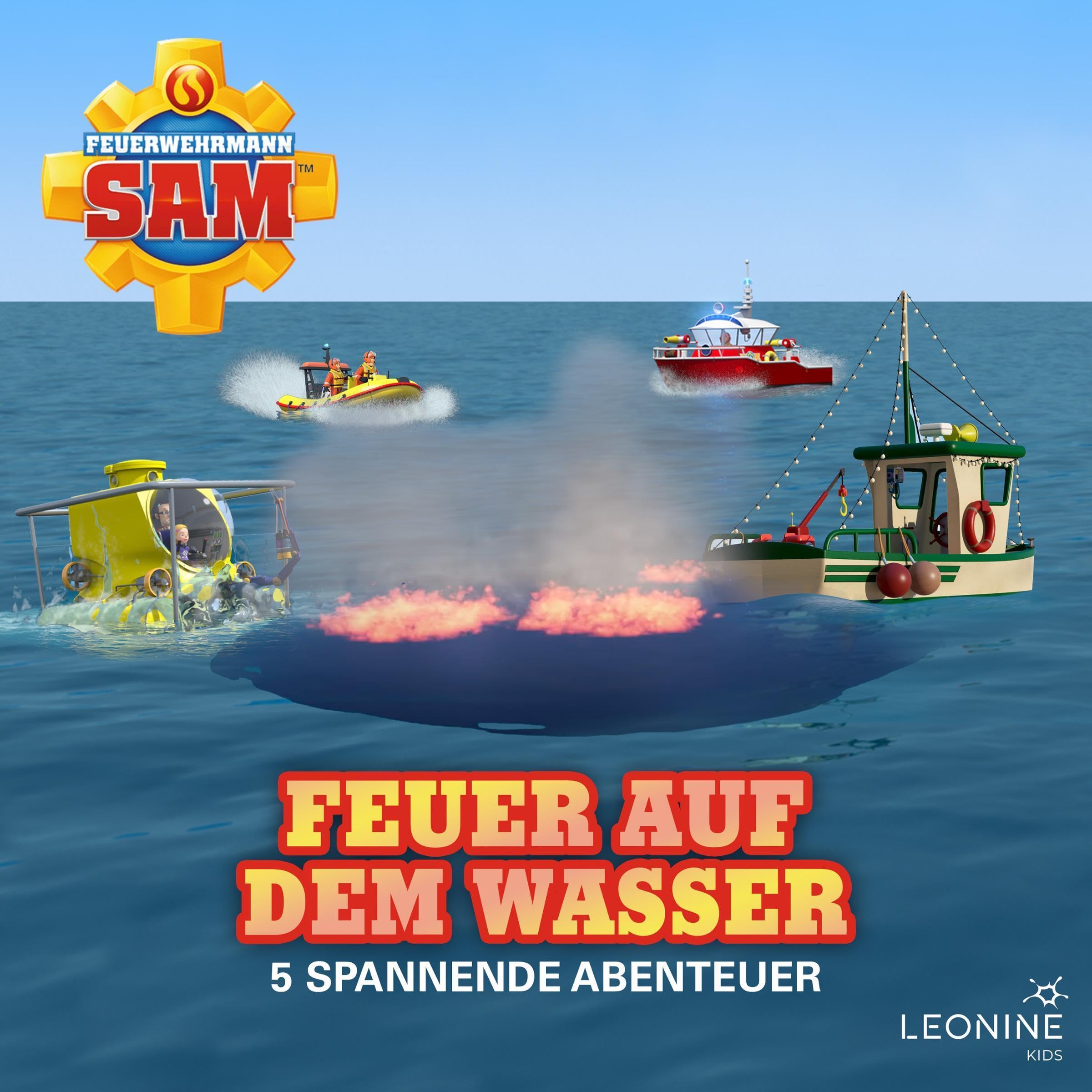 Feuer auf dem Wasser