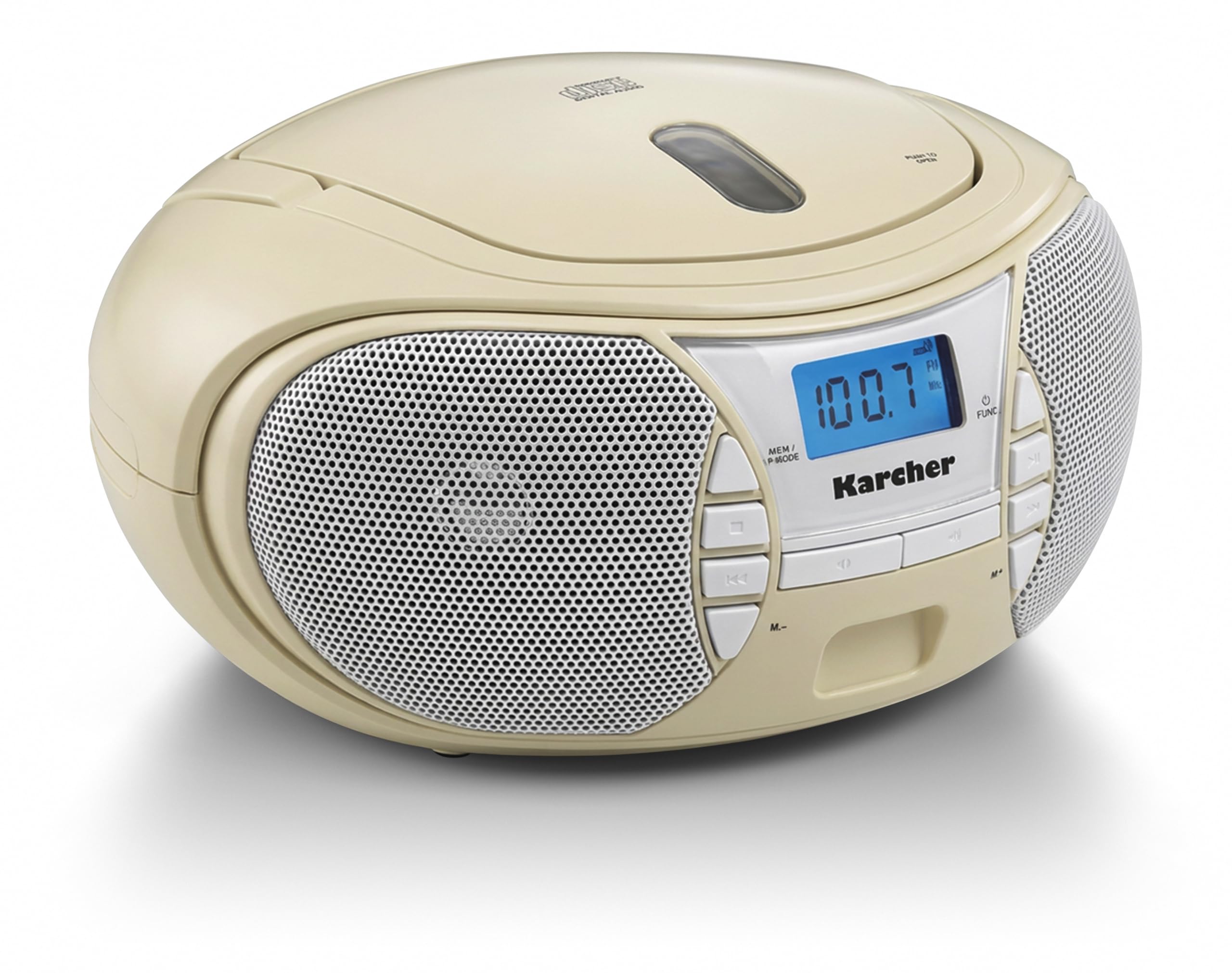 Karcher RR 5025-H - tragbares Radio mit CD-Player, UKW, AUX-In, Boombox