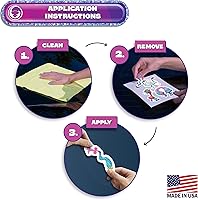 Vista 6 de DreamWorks Trolls - Calcomanías de vinilo Smidge, Cloud Guy, Cooper, de satén y felpilla para botella de agua de automóvil, bicicleta, casco