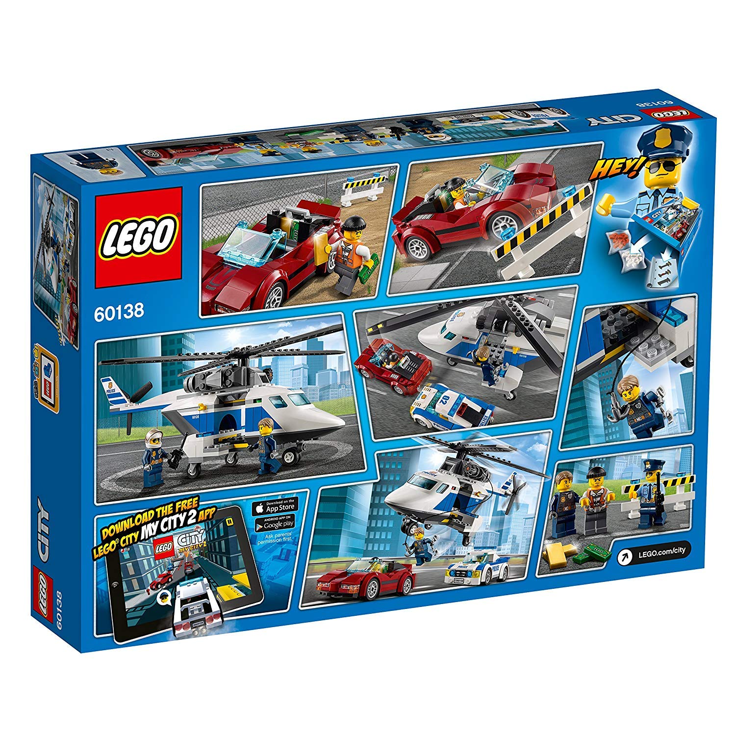 Amazon.co.jp: レゴ (LEGO) シティ ポリスヘリコプターとポリスカー 