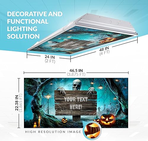 Miniatura 10 de Octo Lights - Fundas de luz para aula decoración navideña para aulas oficina y hogar eliminan el deslumbramiento intenso fatiga ocular y dolores de