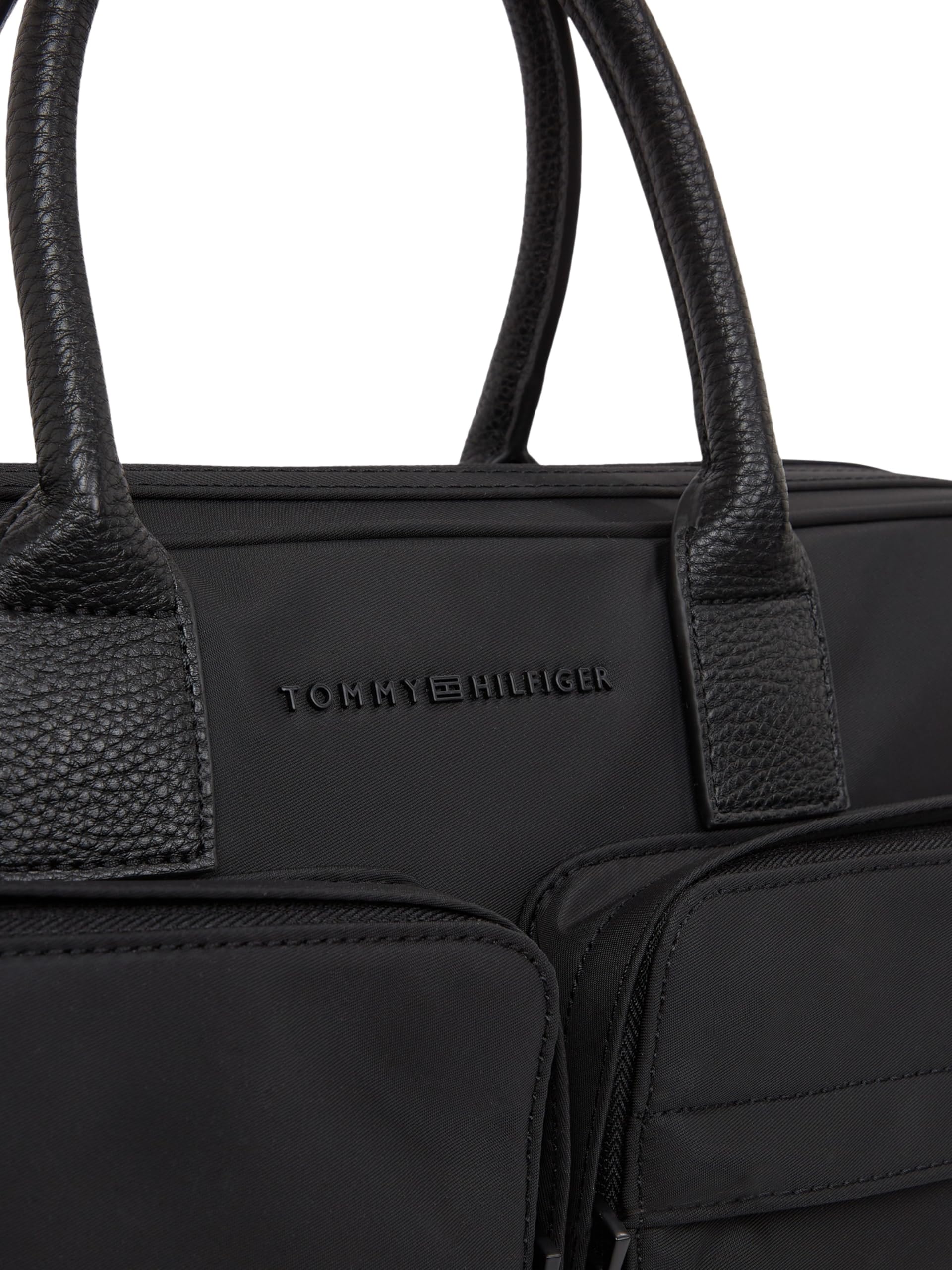 Tommy Hilfiger Sac pour Ordinateur Portable Homme Repreve Computer Bag avec Bandoulière