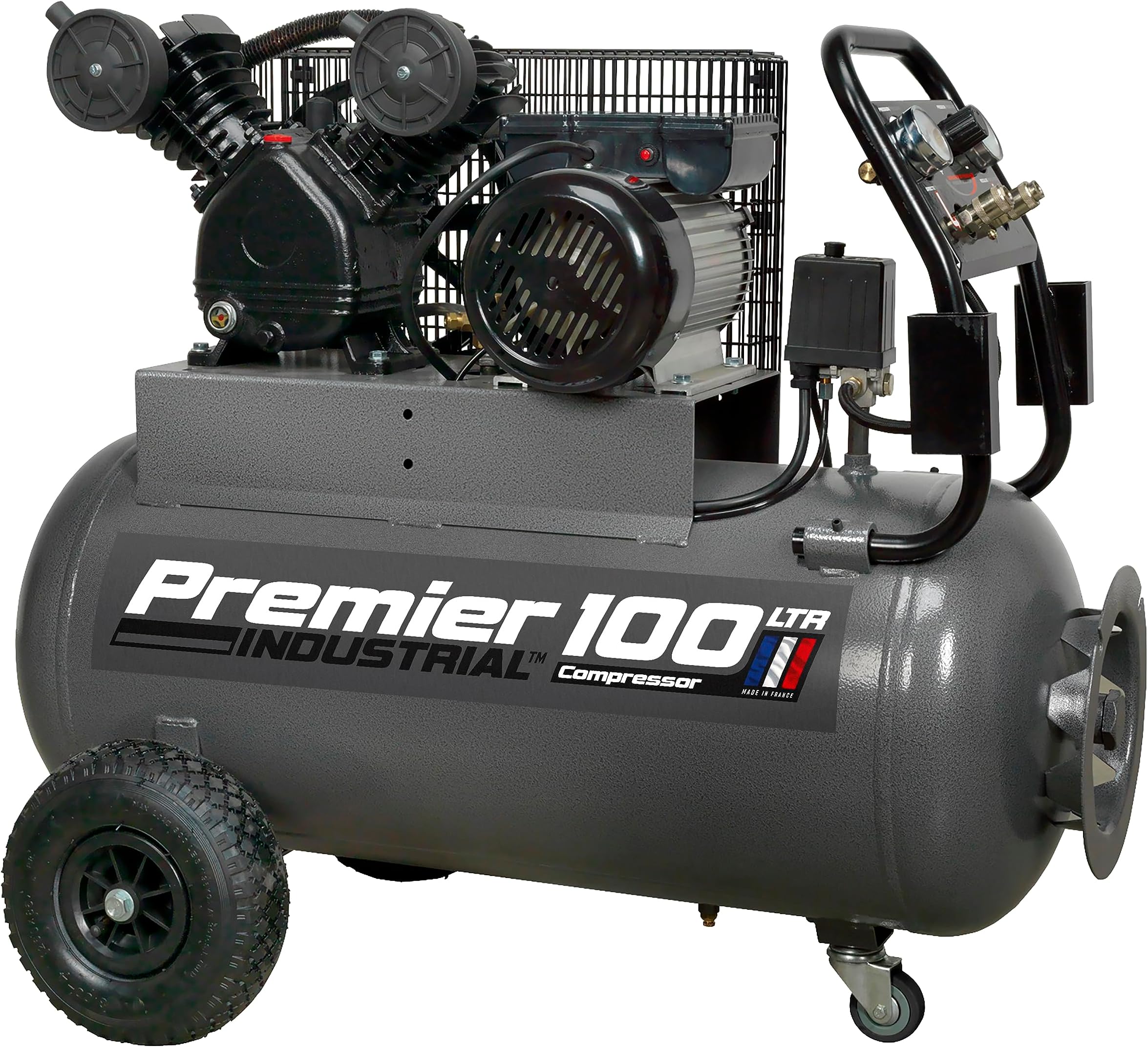 Sealey Sac3103B Compressor 100Ltr Belt Drive 3Hp with Front Control Panel